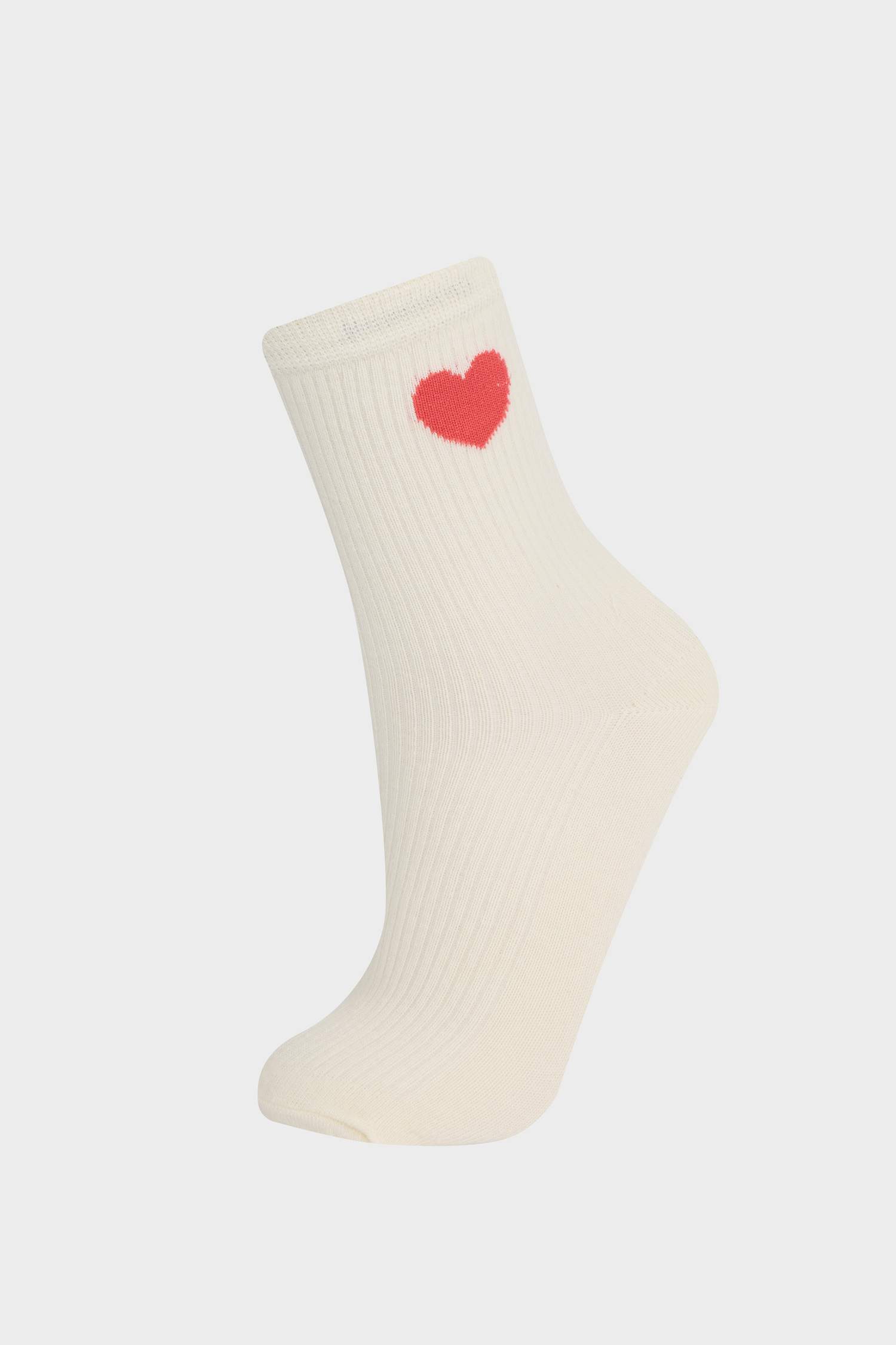 Girl 5 Piece Cotton Long Socks