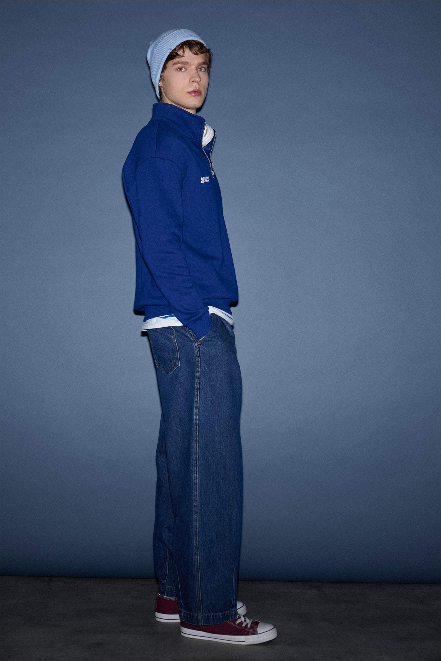 Esnek Belli Barrel Fit Jean Pantolon