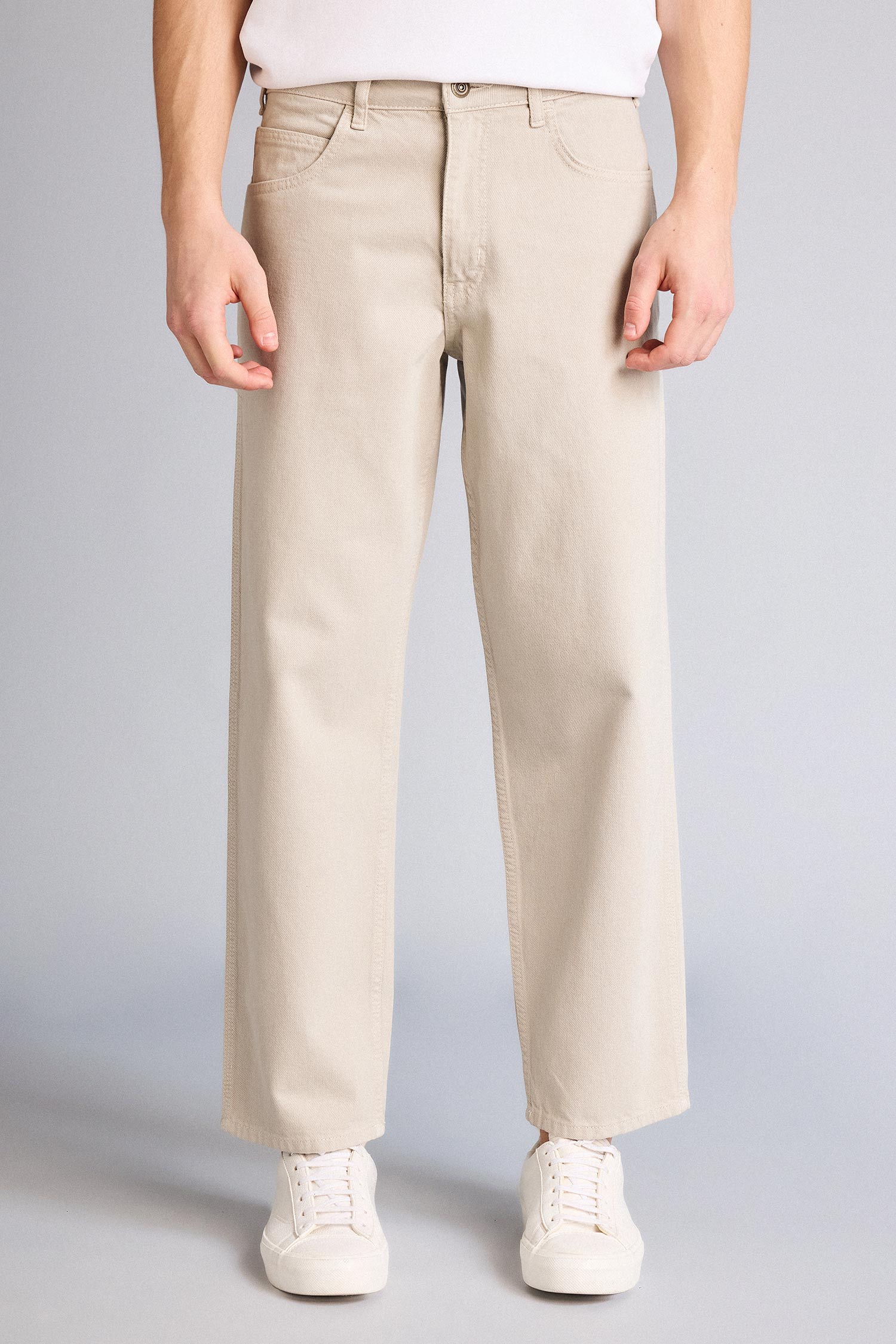 DeFacto %100 Pamuk Loose Fıt Pantolon görsel 3