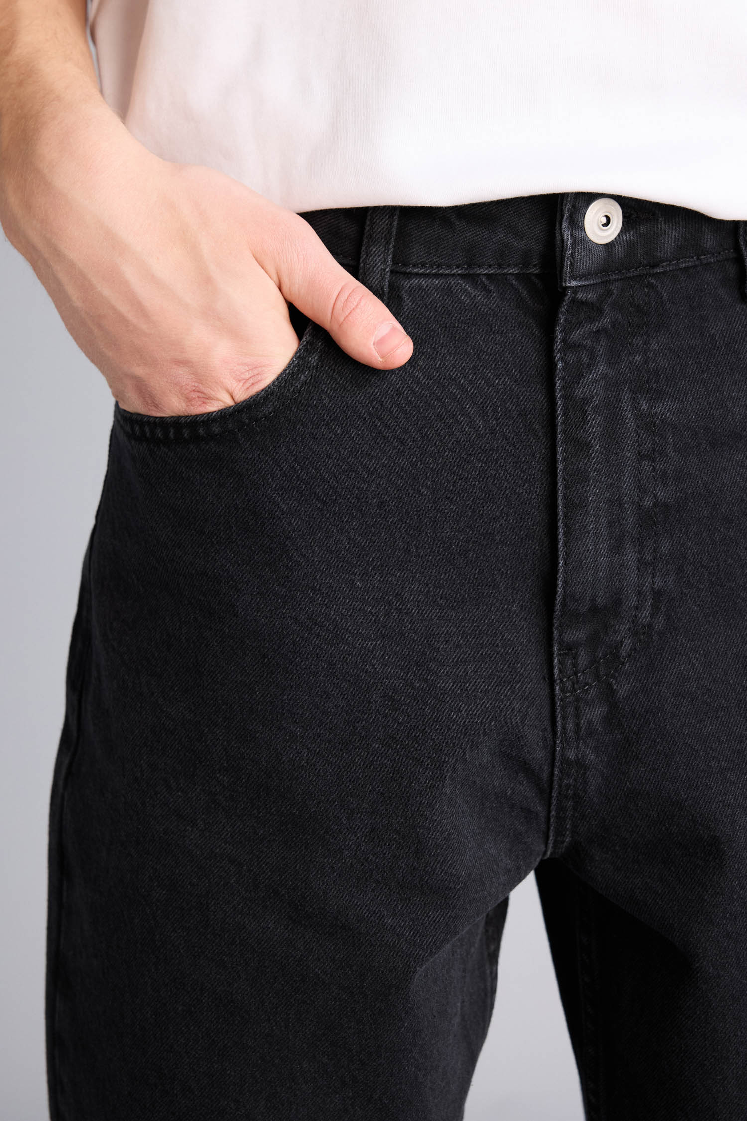DeFacto %100 Pamuk Tapered Wıde Leg Fıt Pantolon görsel 4