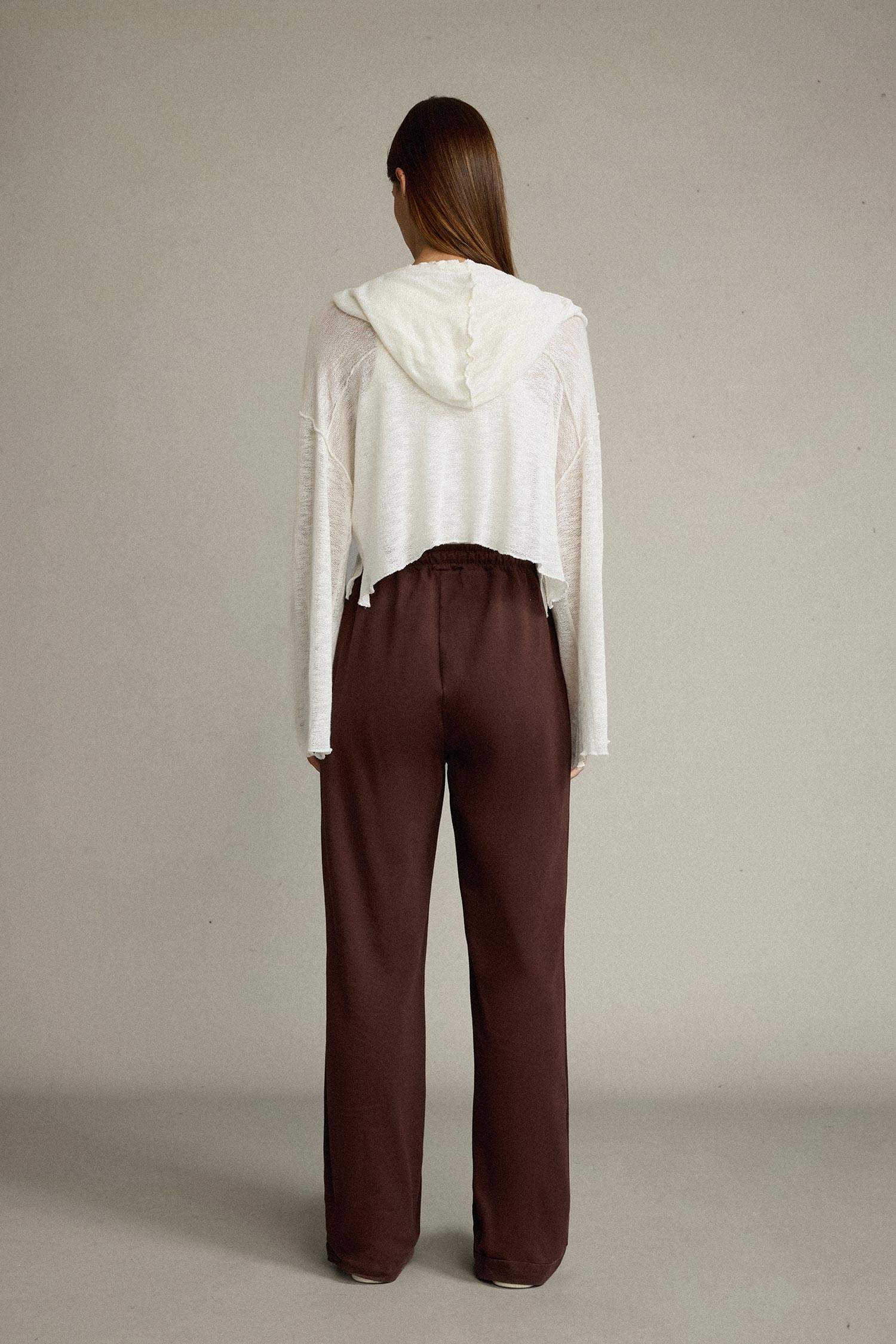 Fitted Üç Cepli Uzun Pantolon