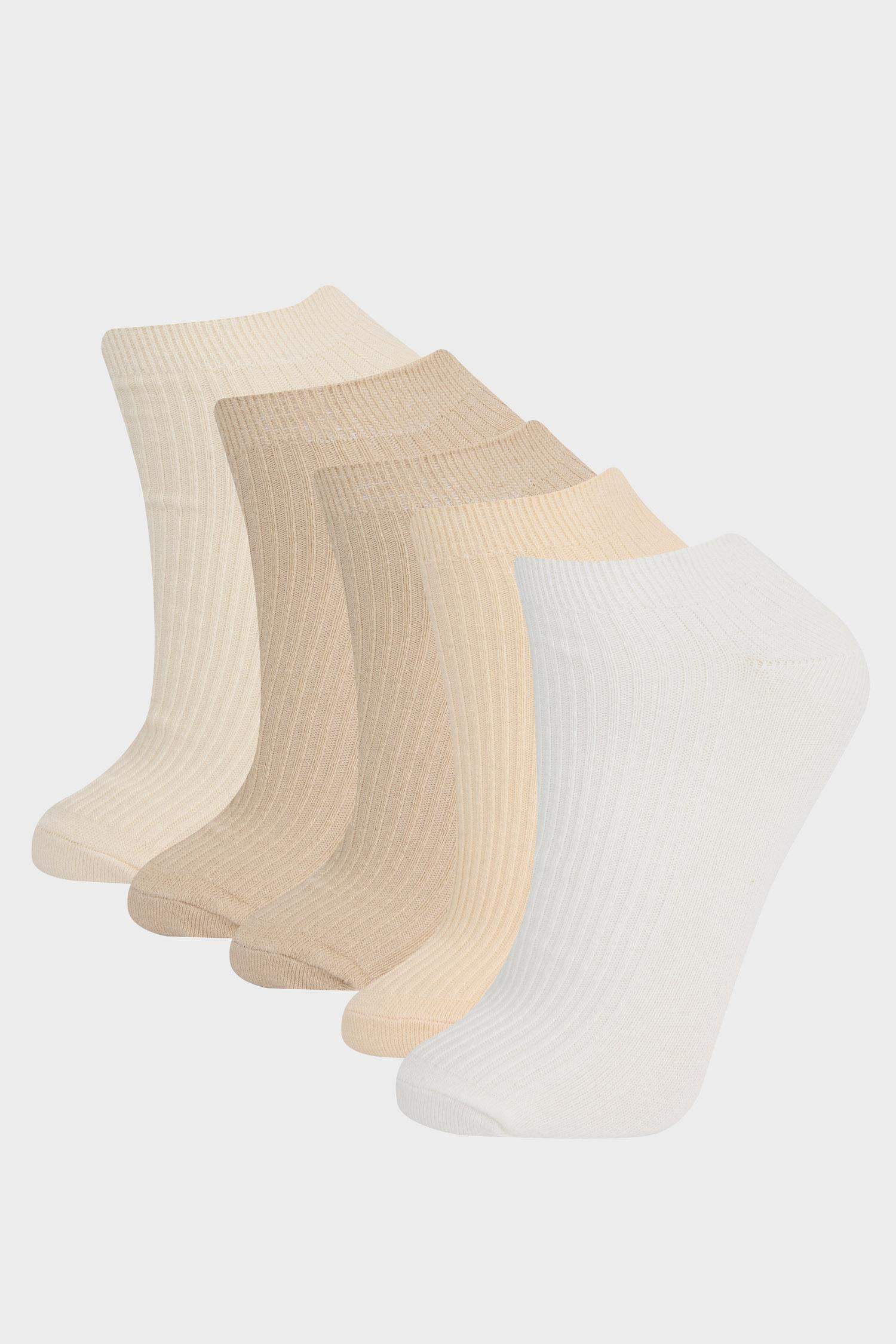 Kız Çocuk 5'li Pamuklu Patik Çorap