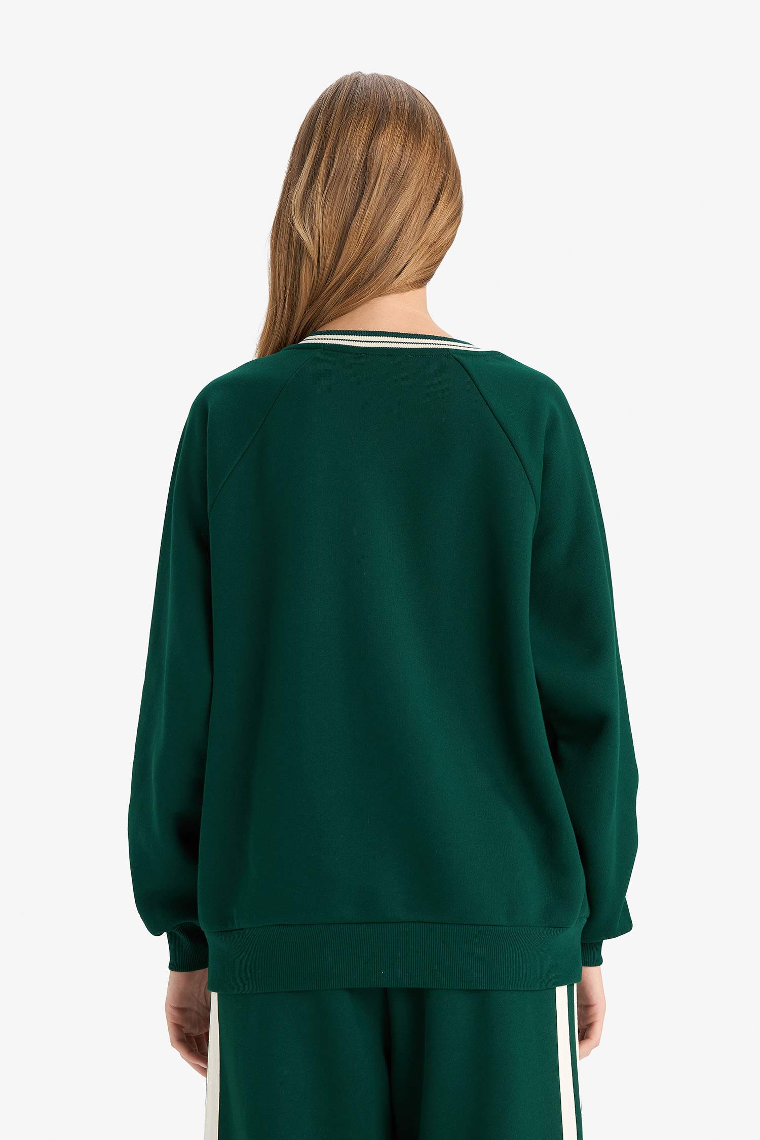 Sweatshit oversize imprimé Harry Potter à col V