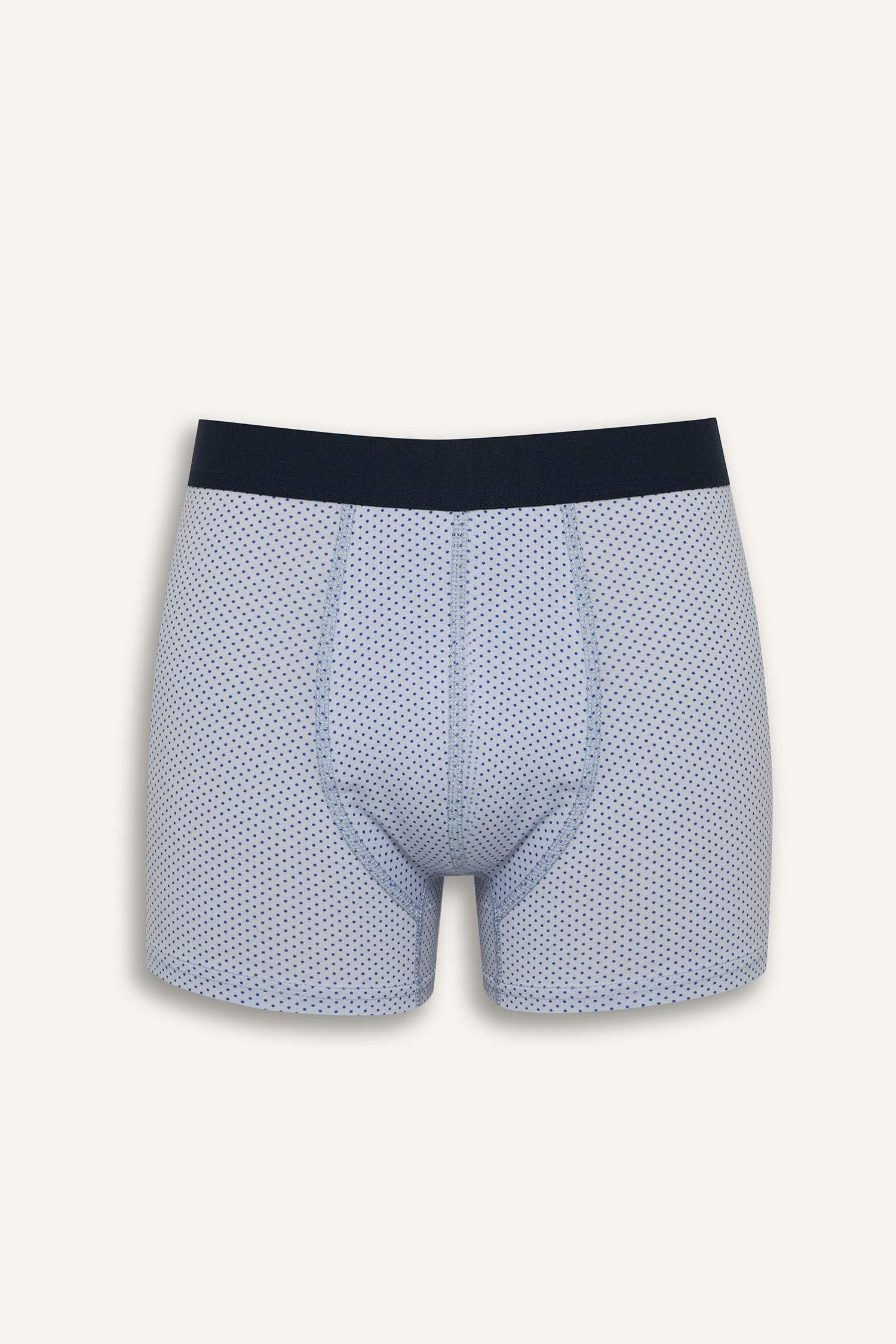 Regular Fit Puantiye 3'lü Boxer