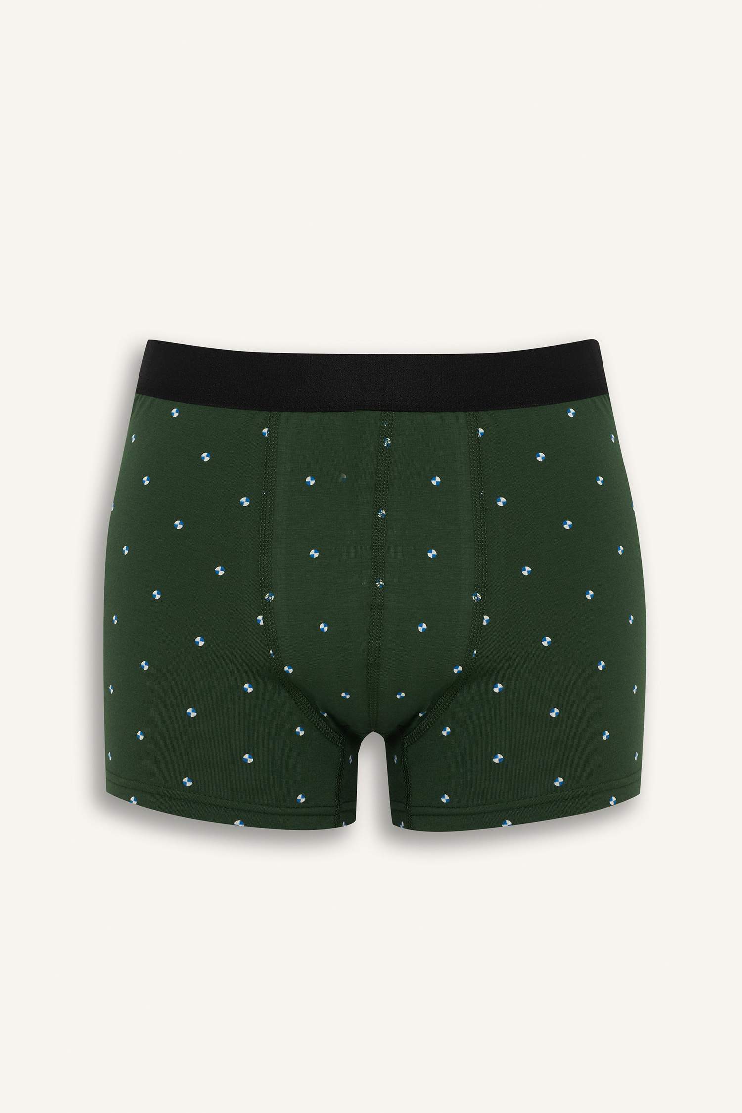 Regular Fit Puantiye 3'lü Boxer