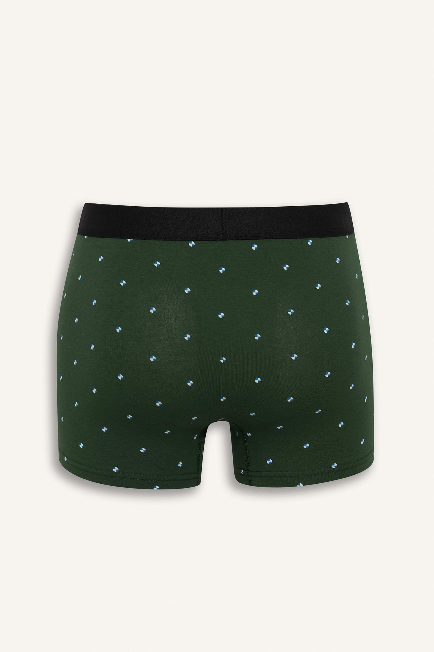 Regular Fit Puantiye 3'lü Boxer