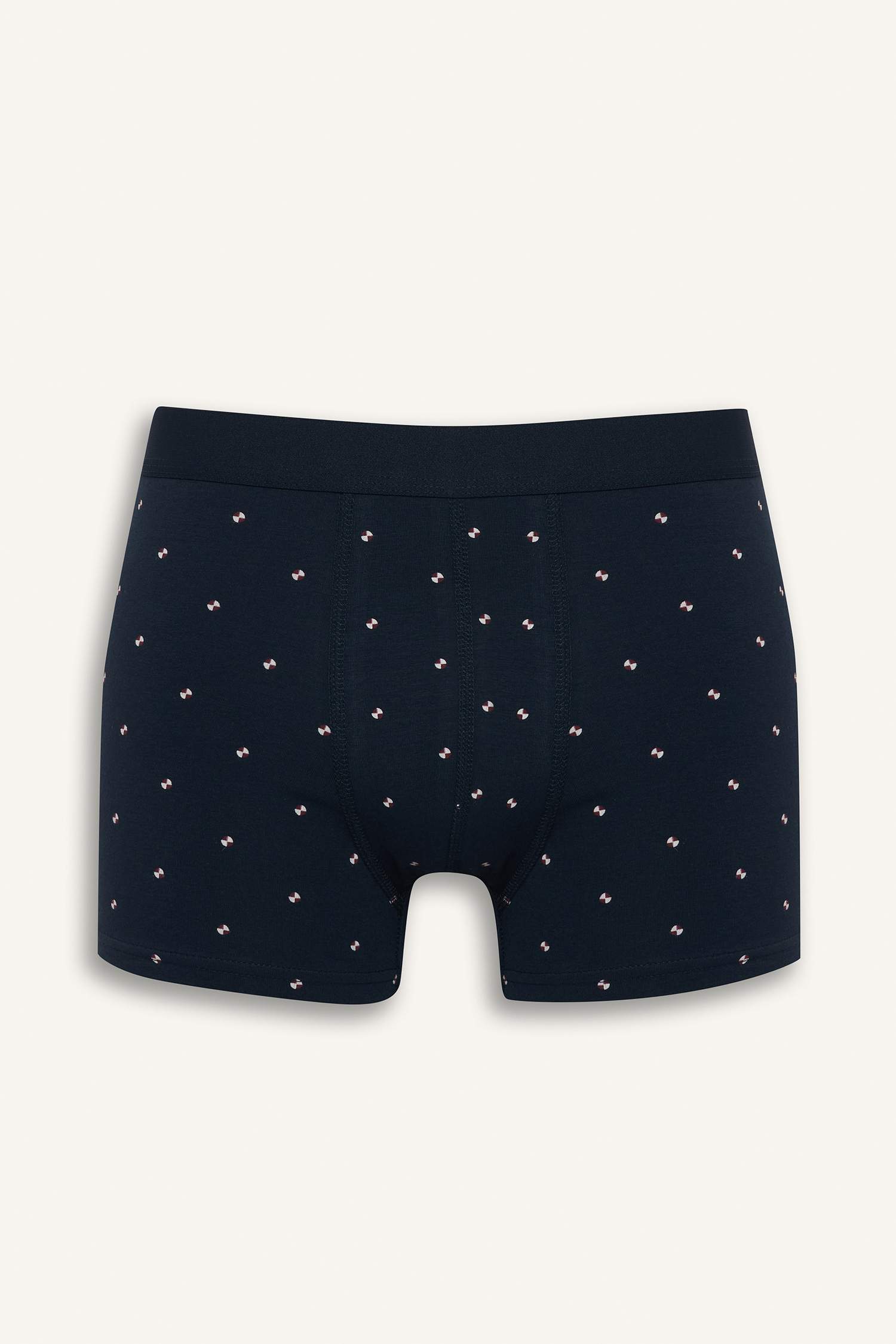 Regular Fit Puantiye 3'lü Boxer