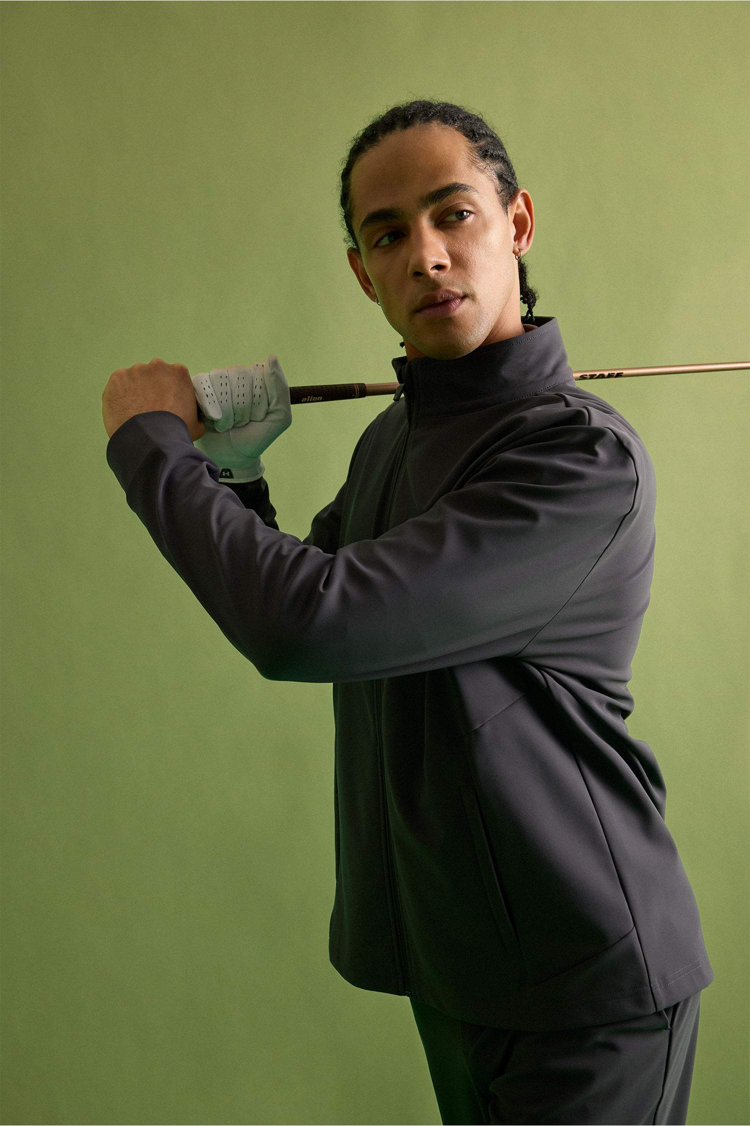 Standart Fıt Dik Yaka Hırka