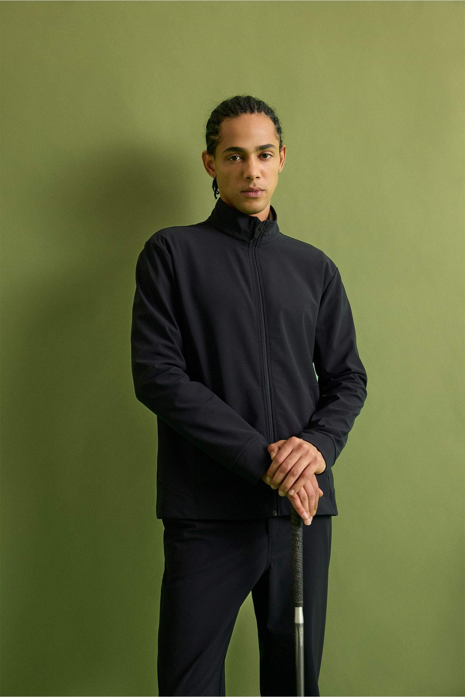 Standart Fıt Dik Yaka Hırka