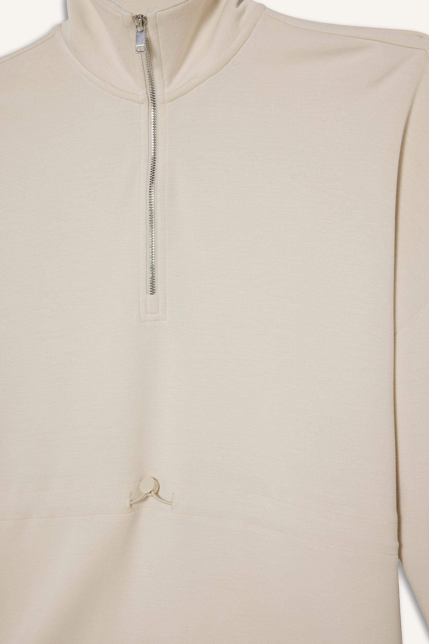 ұзын пішім биік жаға Свитер