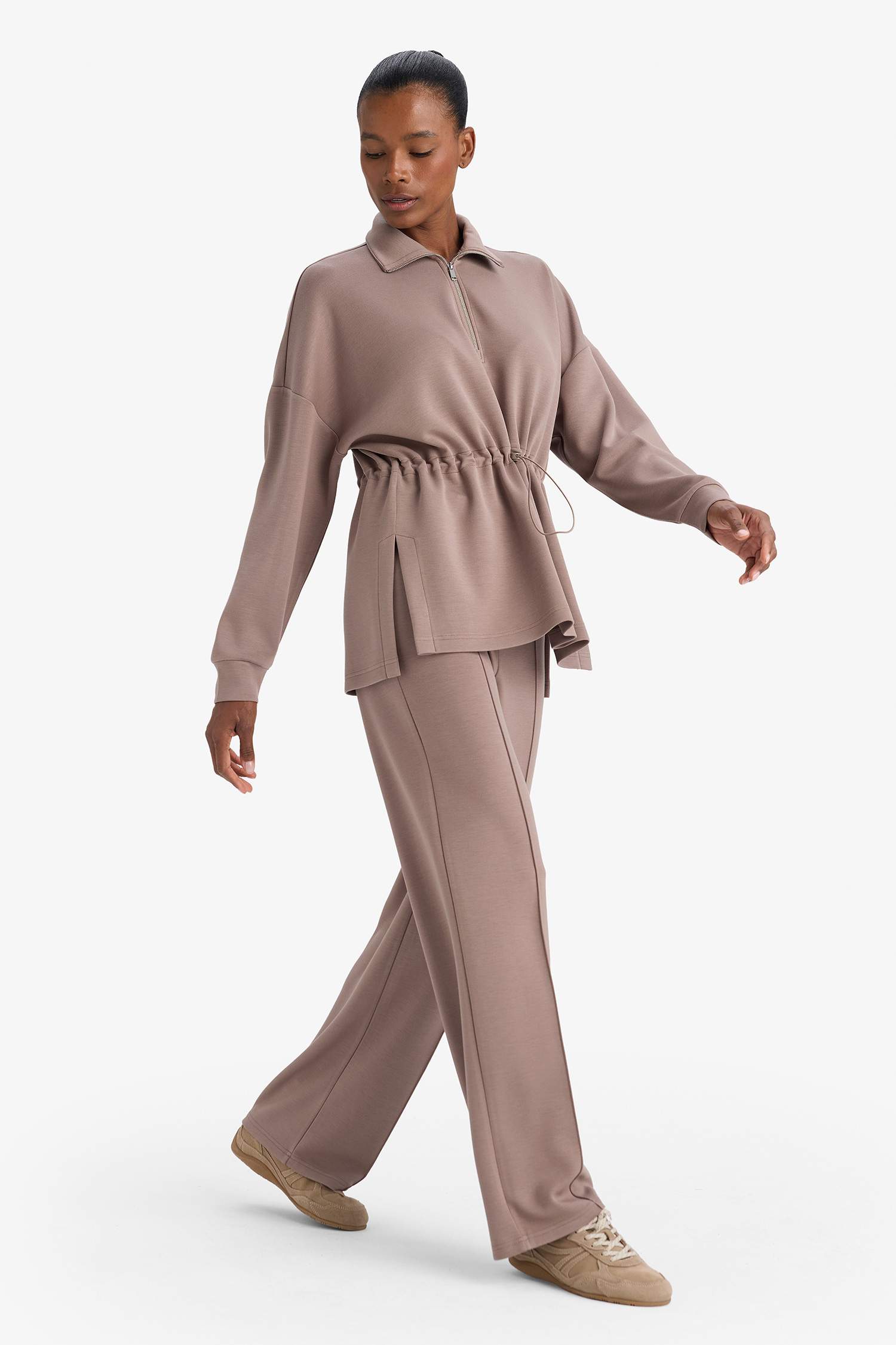 тік пішім модаль кең етек Шалбар