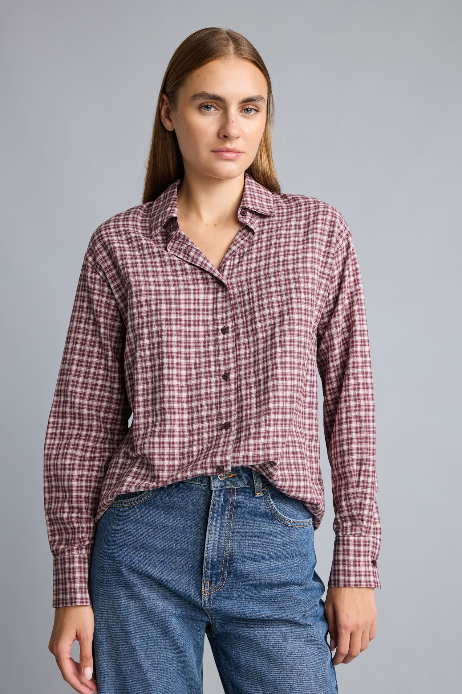 DeFacto Regular Fit Flanel Kareli Uzun Kollu Gömlek görsel 3