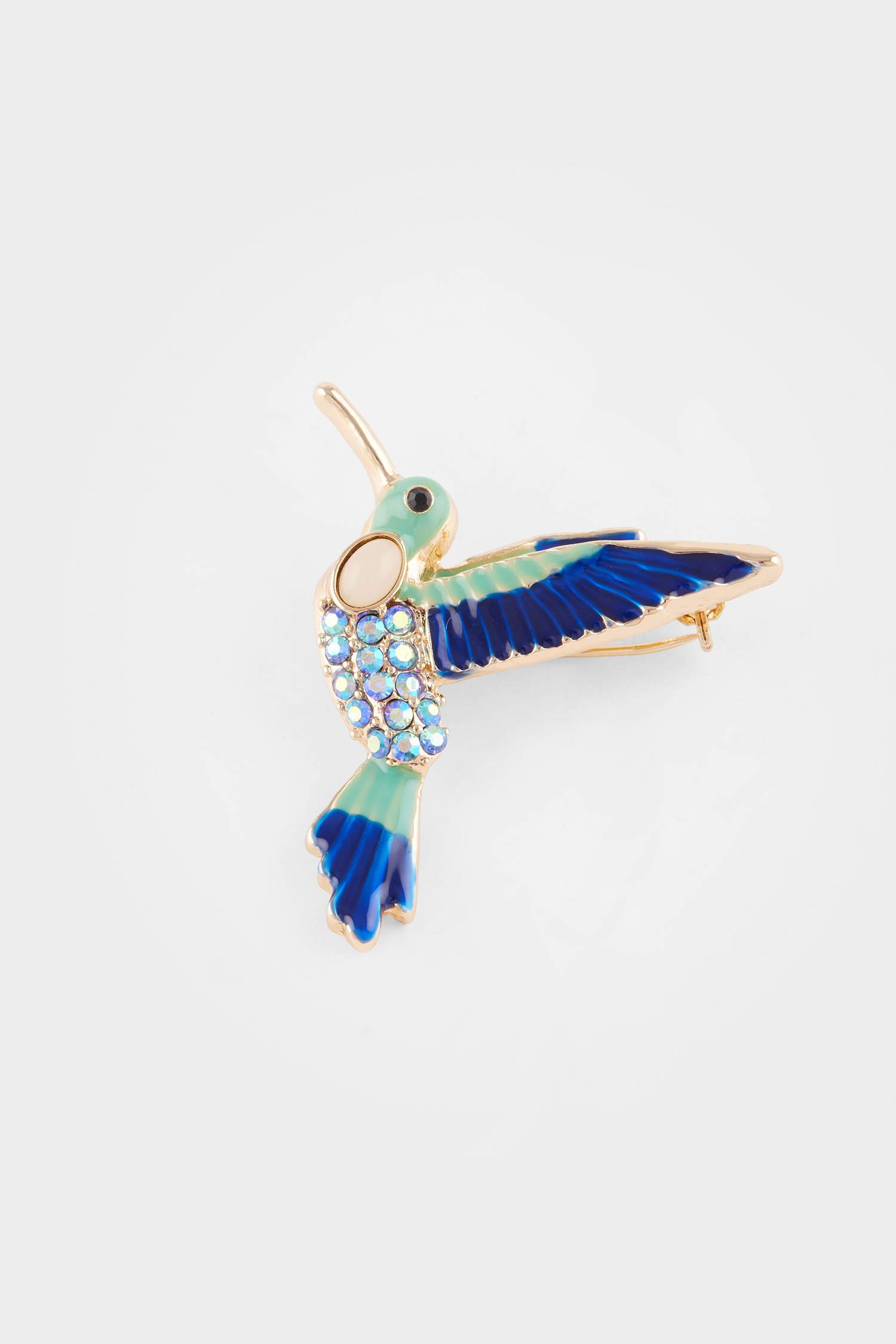 Kadın Anka Kuşu Detaylı Broş