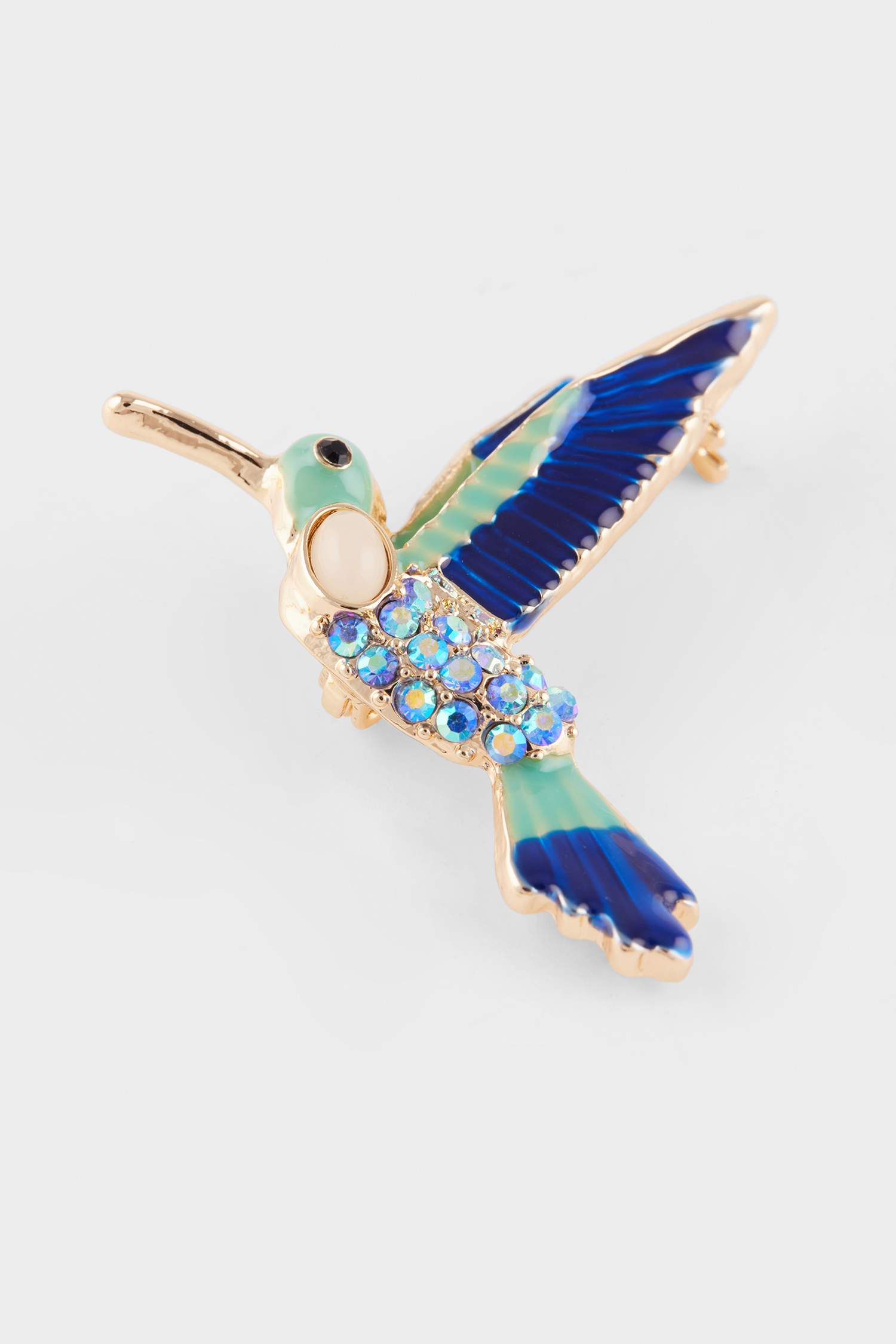 Kadın Anka Kuşu Detaylı Broş