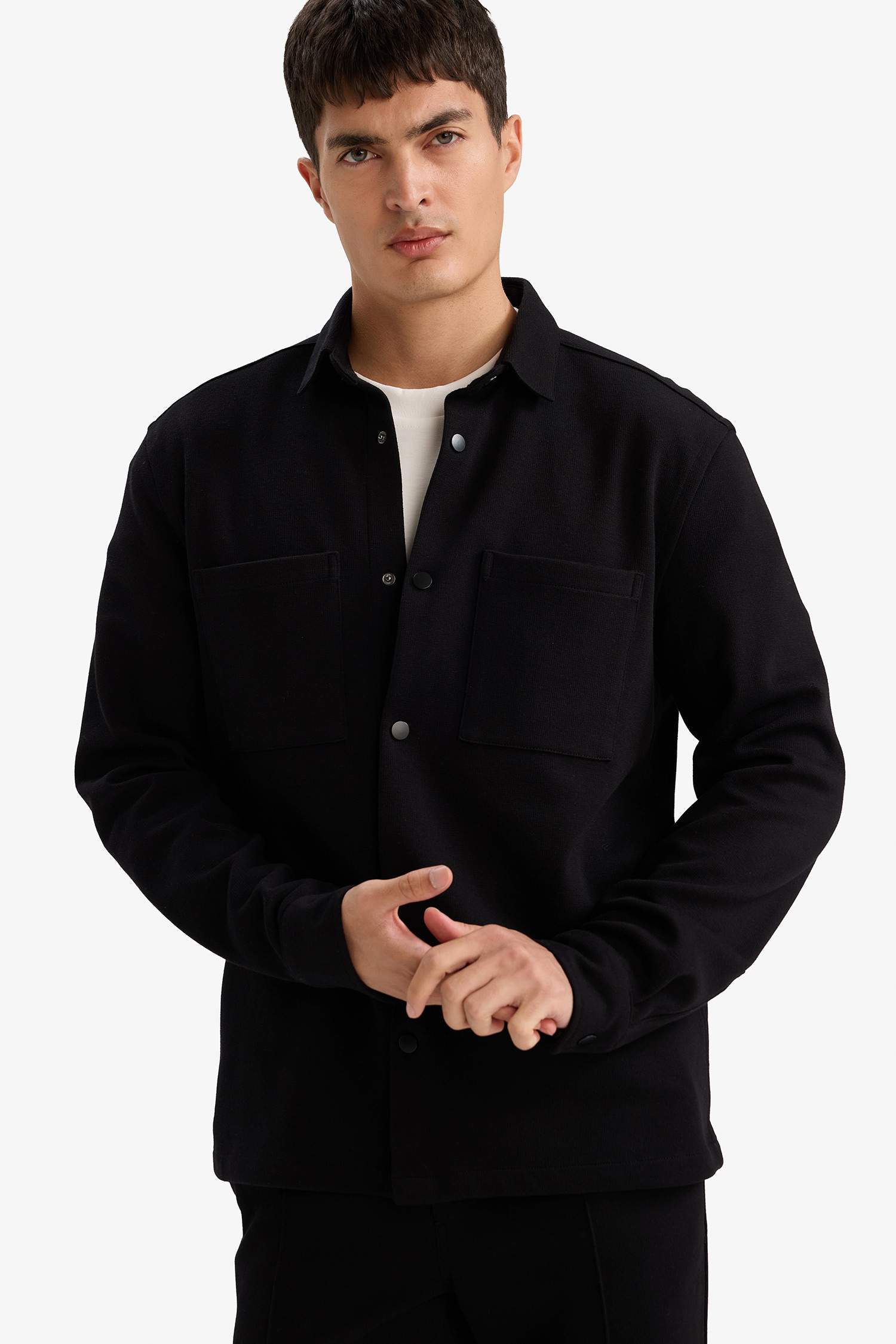 Рубашка поло Regular Fit с длинным рукавом