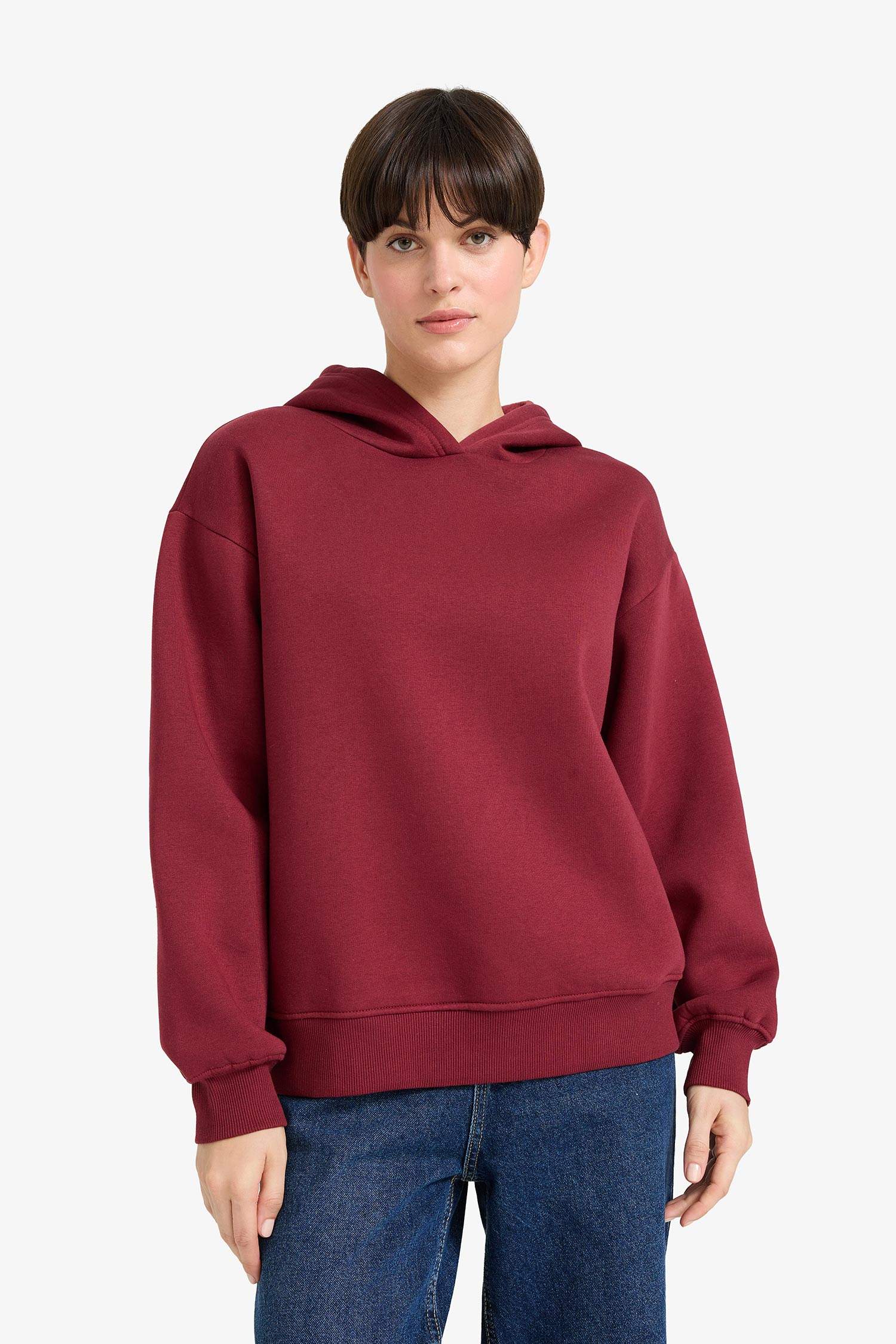 Relax Fit Thick Fabric Sweatshirt