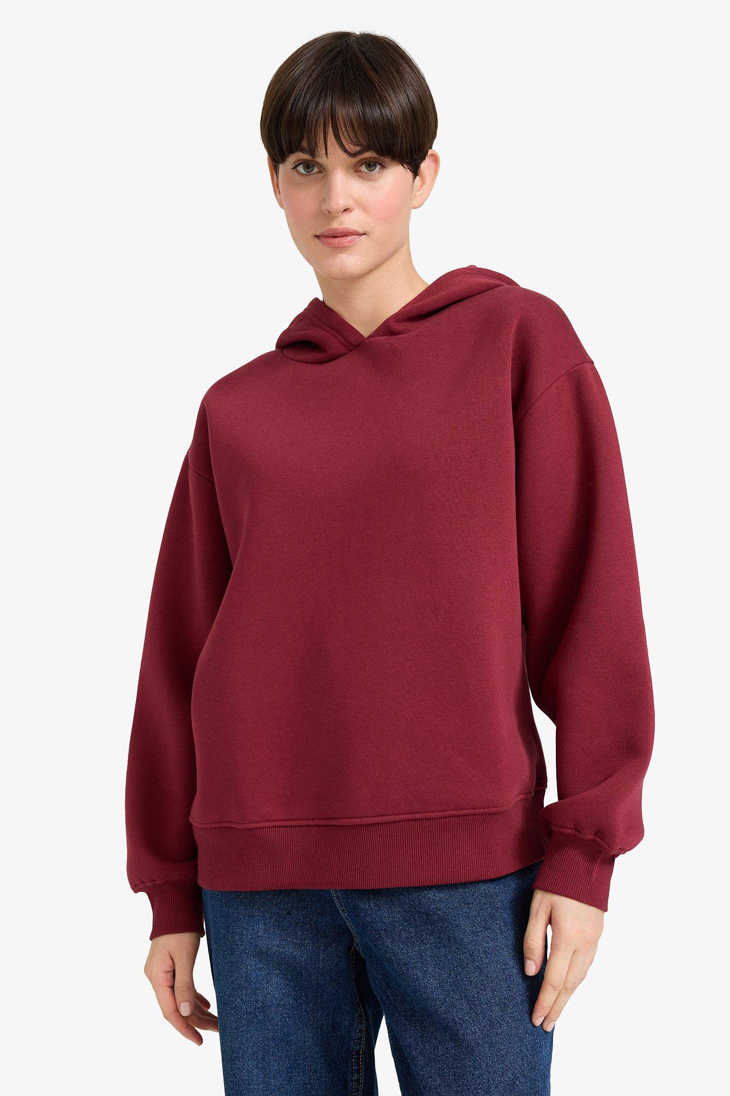 Relax Fit Thick Fabric Sweatshirt
