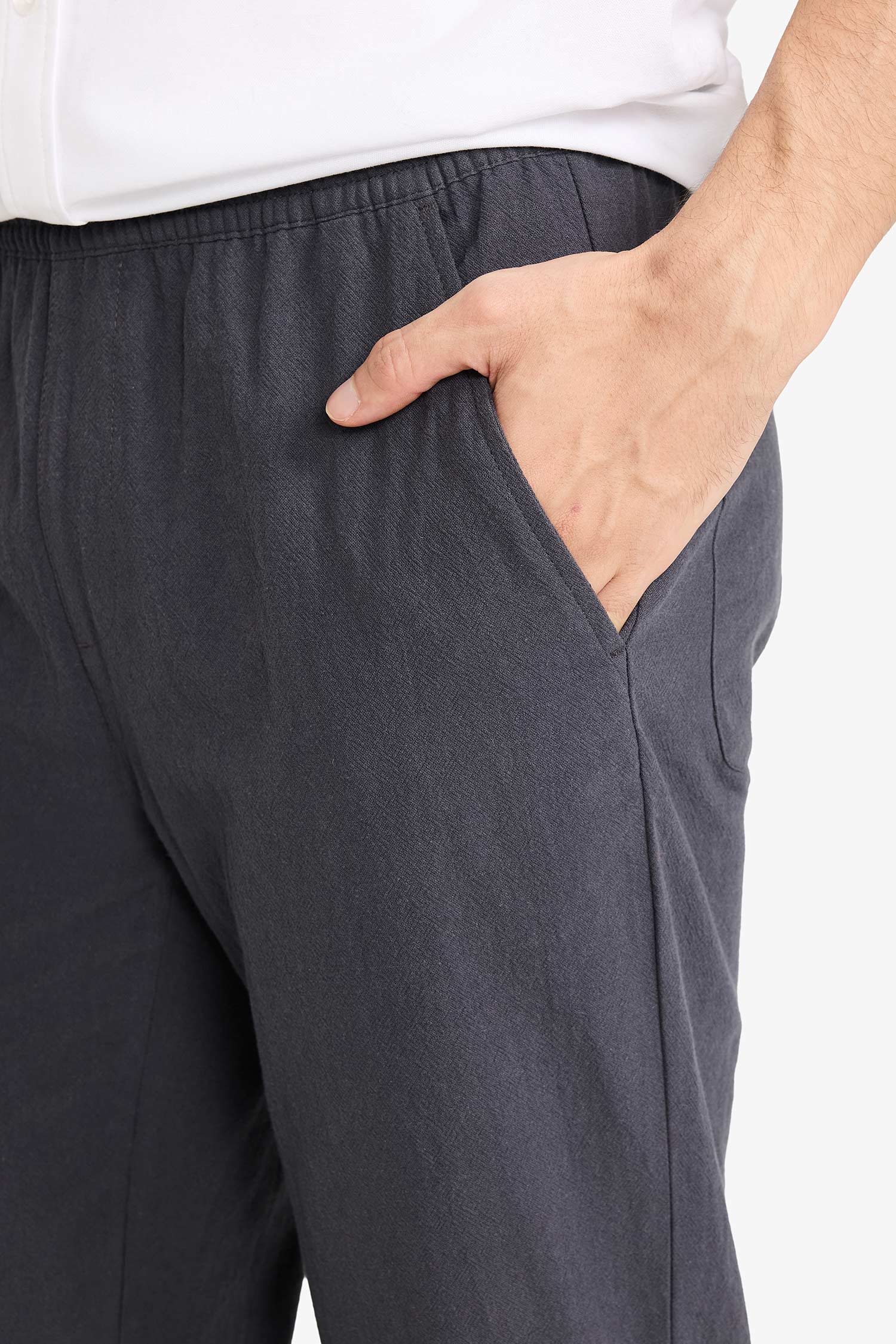 DeFacto %100 Pamuk REGULAR FIT Pantolon görsel 4