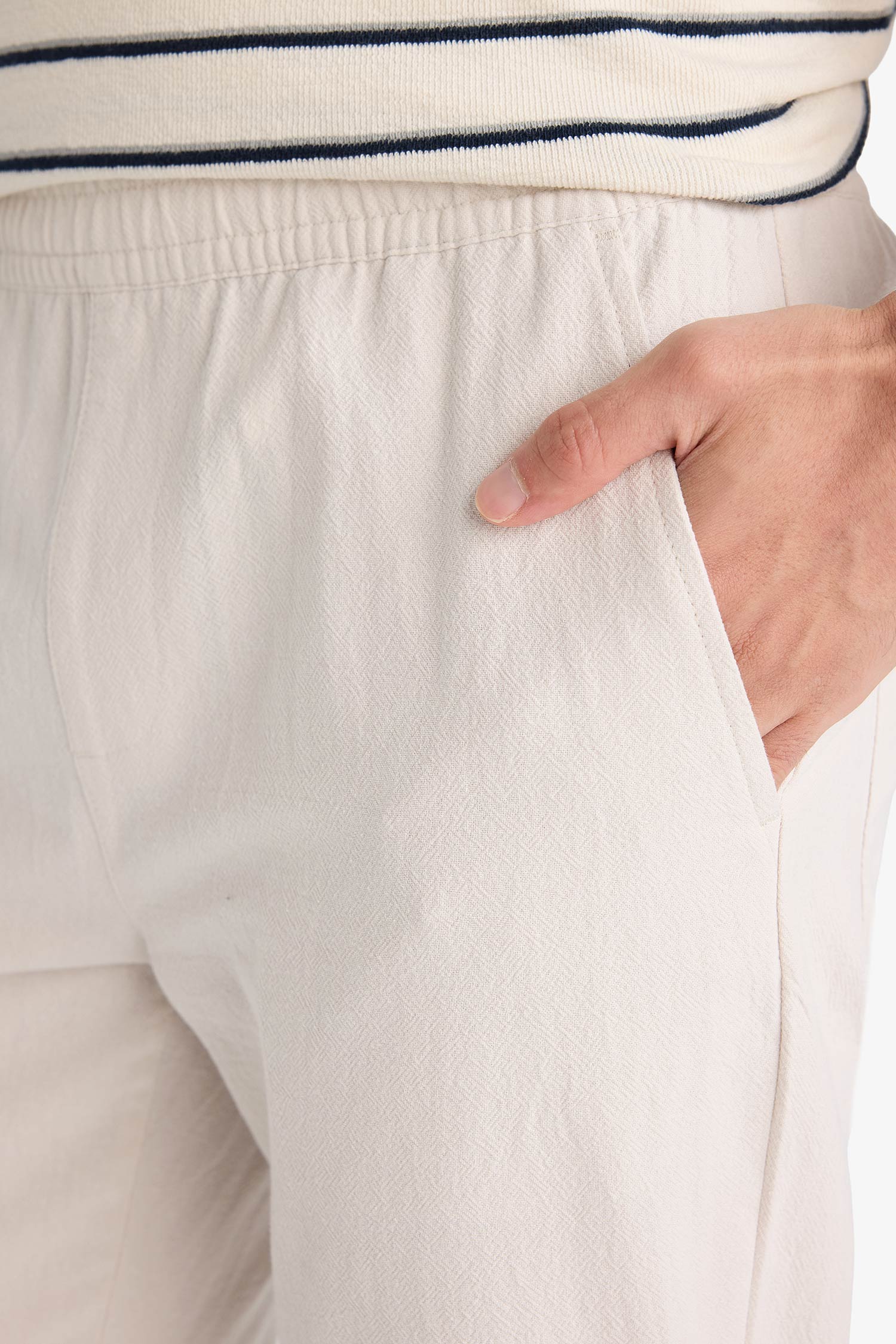 DeFacto %100 Pamuk REGULAR FIT Pantolon görsel 4