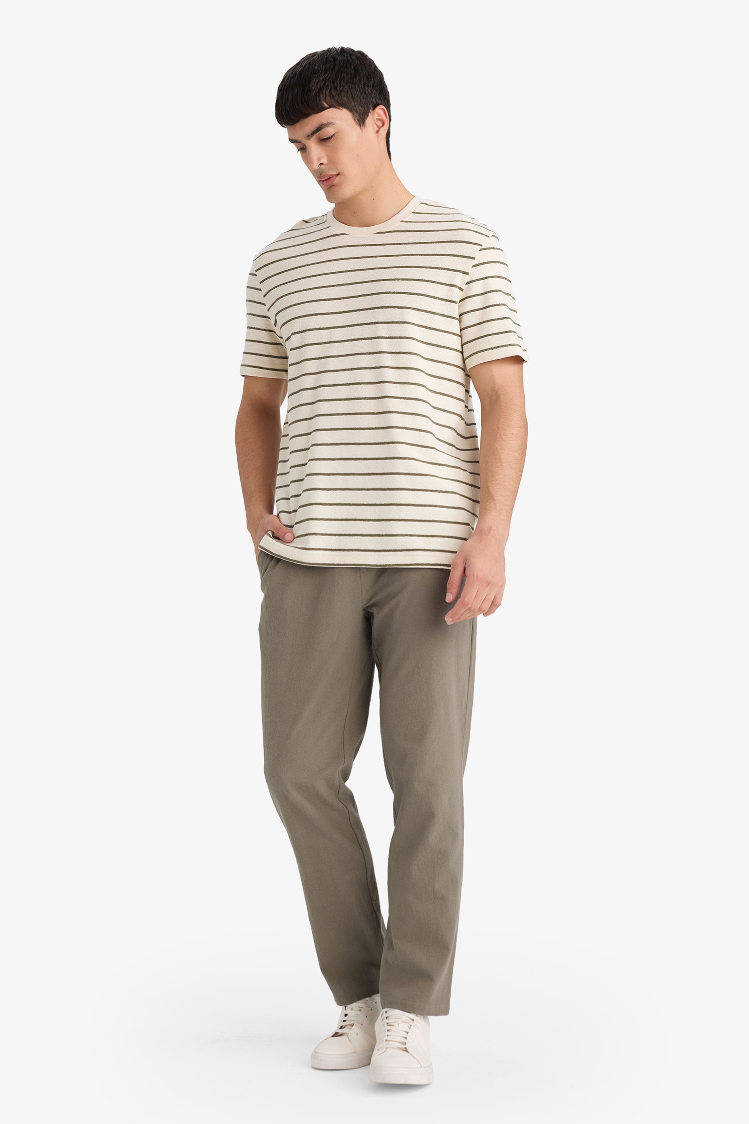 DeFacto %100 Pamuk REGULAR FIT Pantolon görsel 2