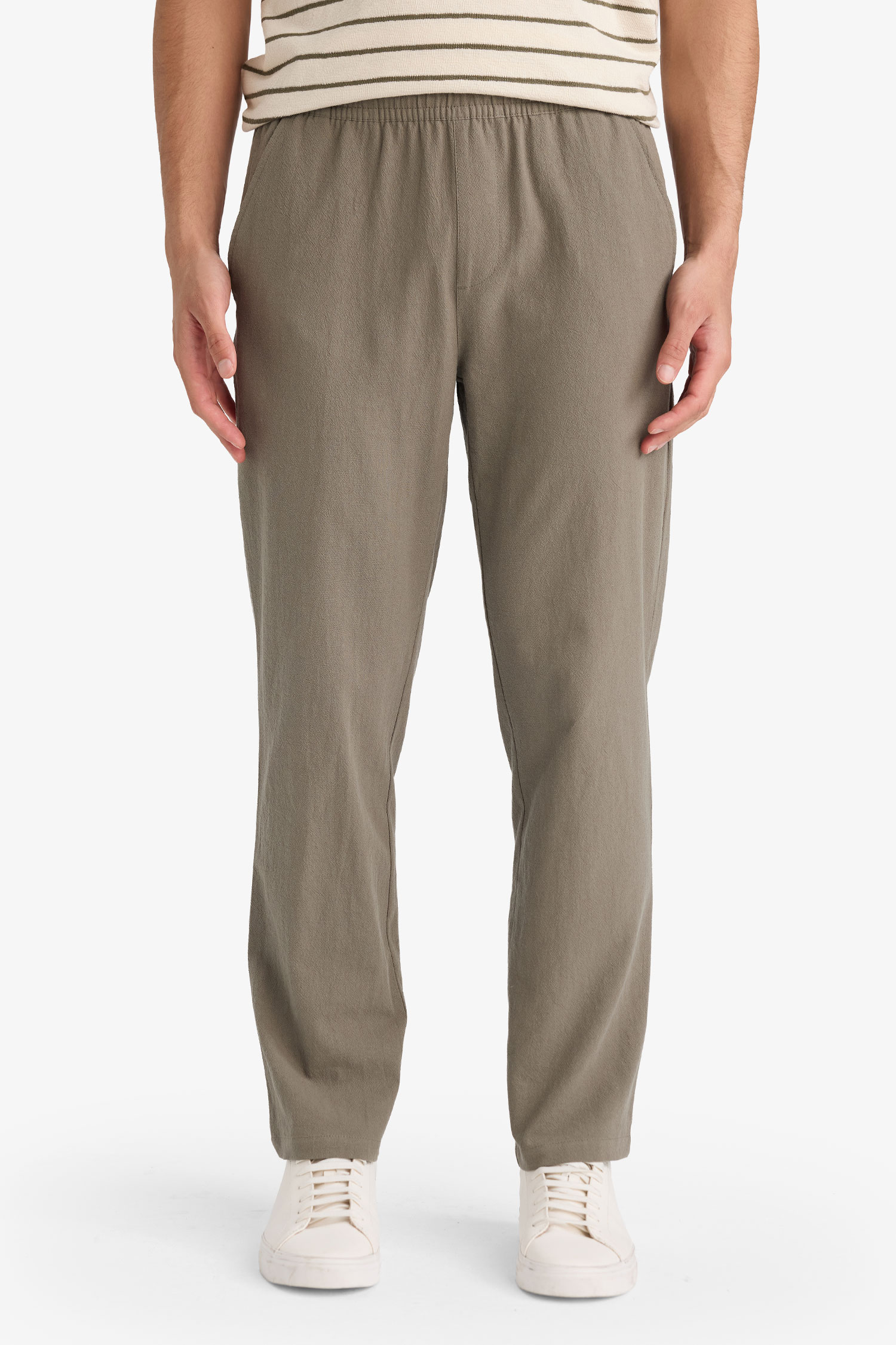 DeFacto %100 Pamuk REGULAR FIT Pantolon görsel 3