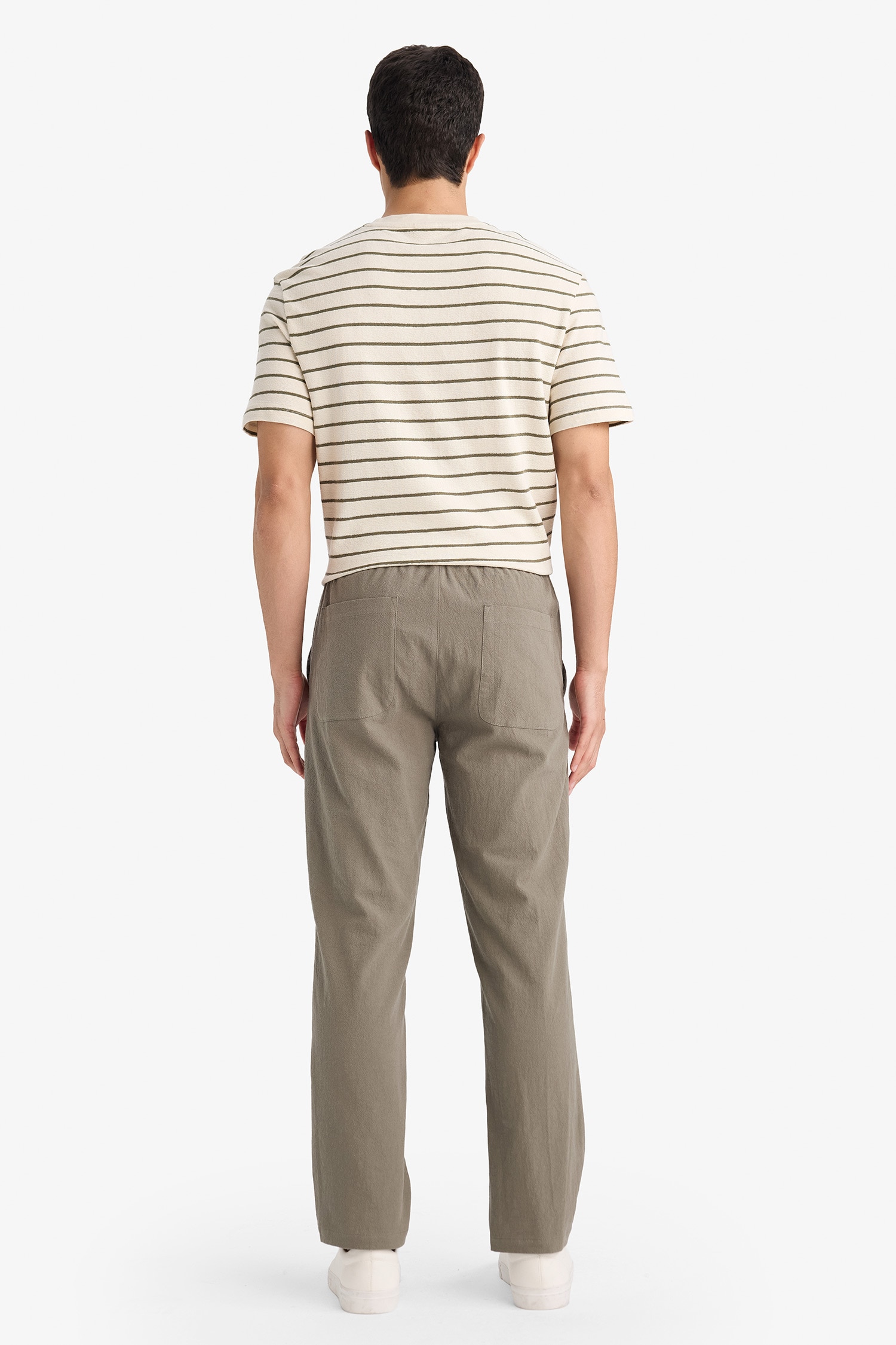 DeFacto %100 Pamuk REGULAR FIT Pantolon görsel 5