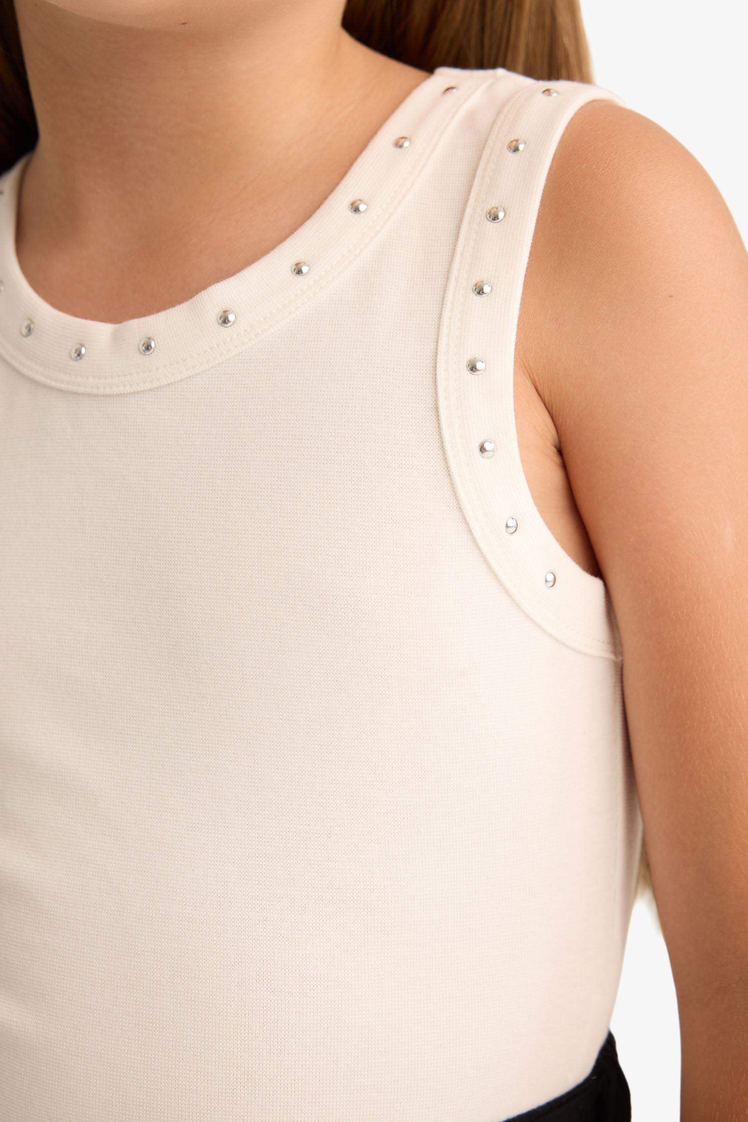 Girl Slim Fit Ribana Tank Top