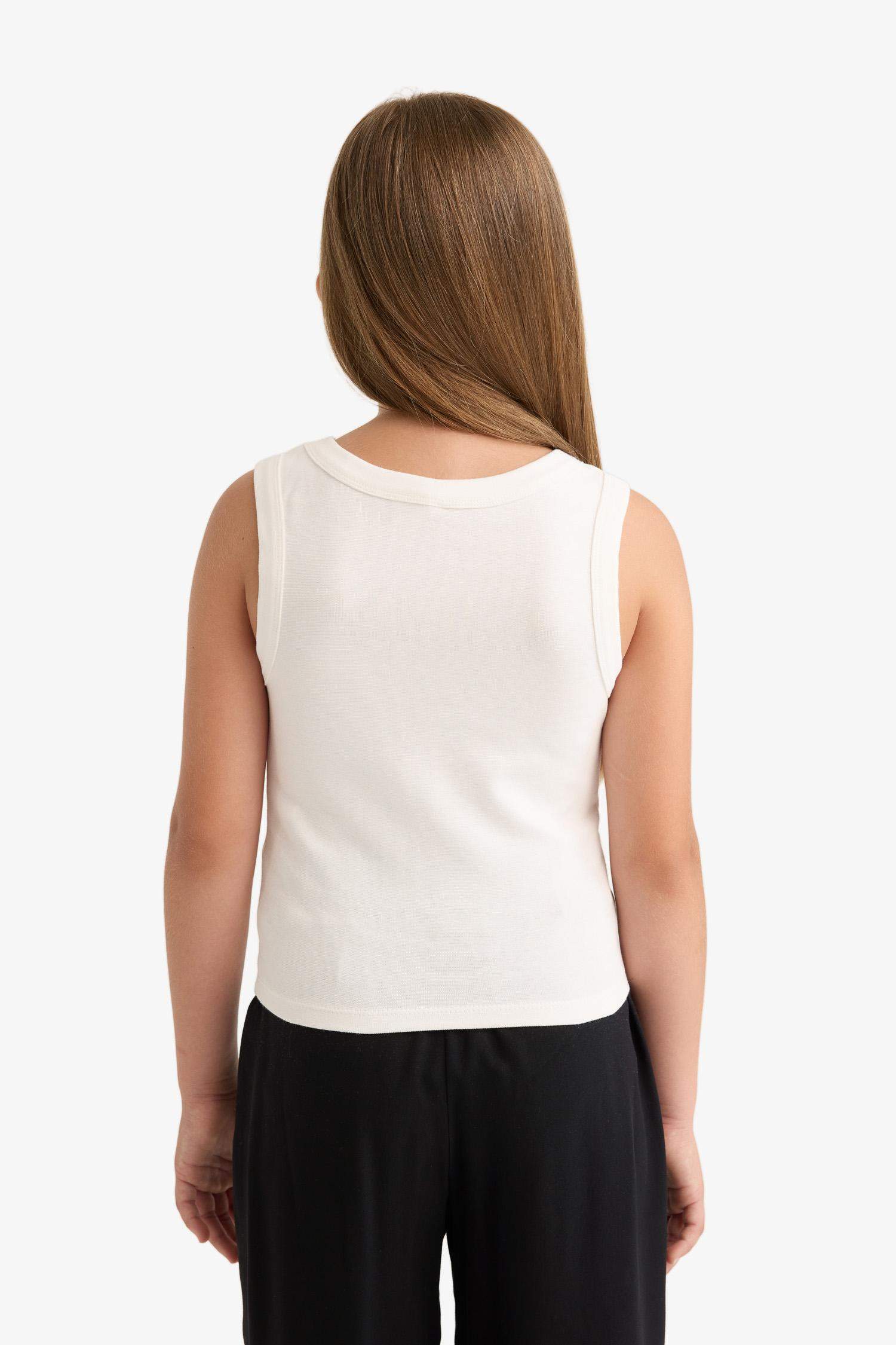 Girl Slim Fit Ribana Tank Top