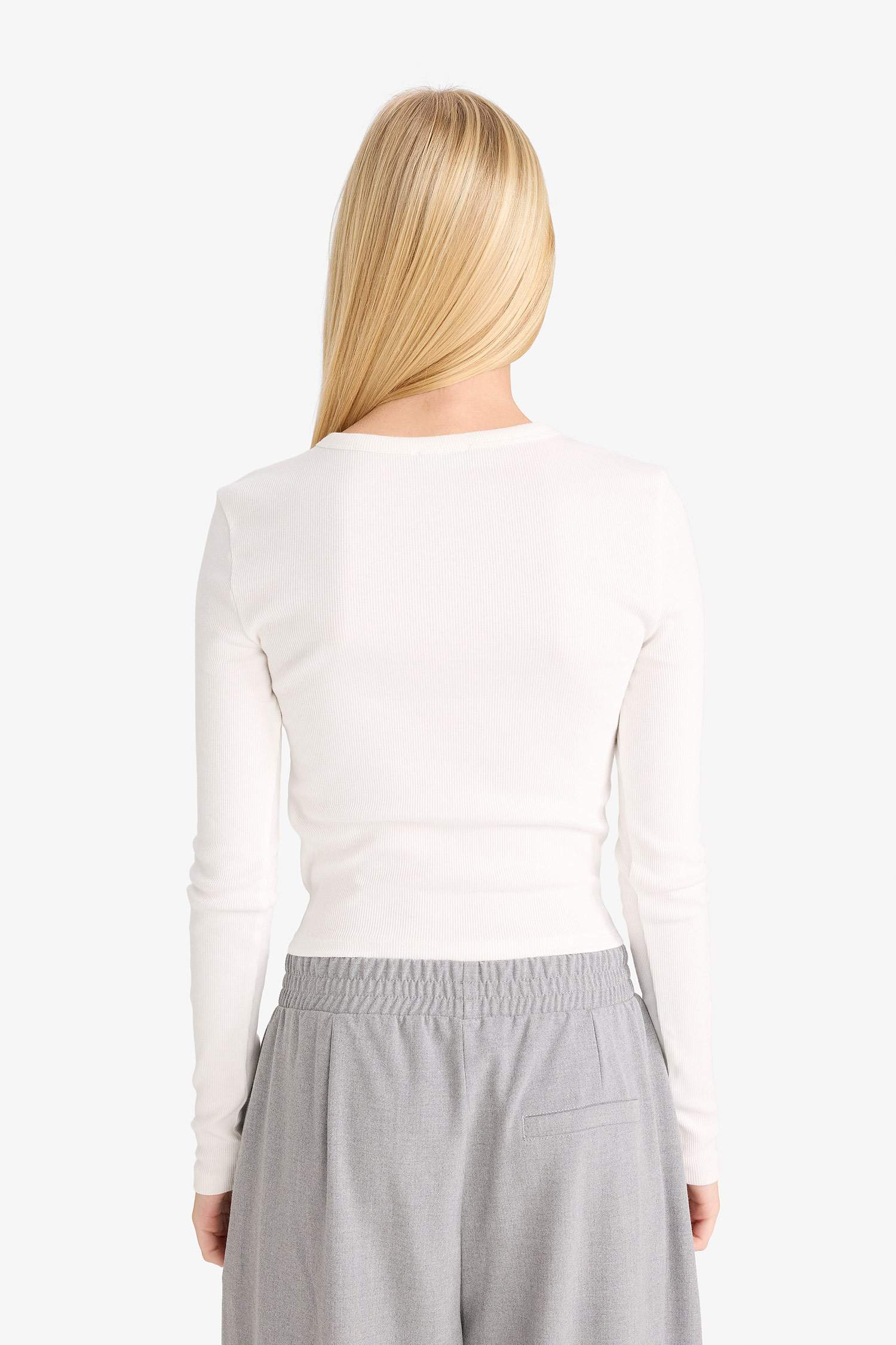 Coool Fitted Bisiklet Yaka Fitilli Kaşkorse Hırka