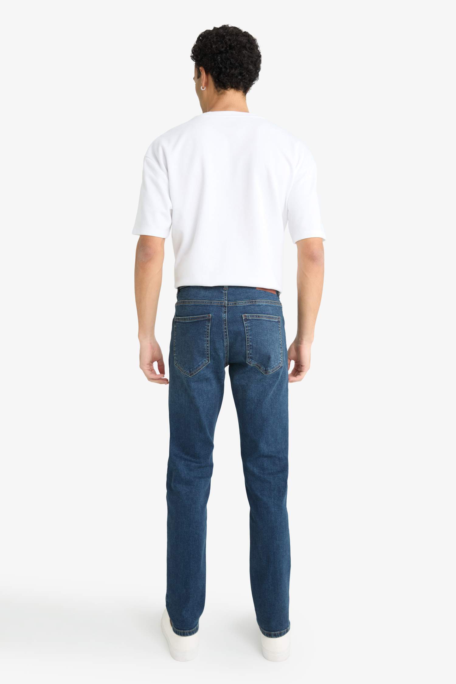 بنطلون جينز كارلو سكيني فيت برجل ضيق وخصر عادي