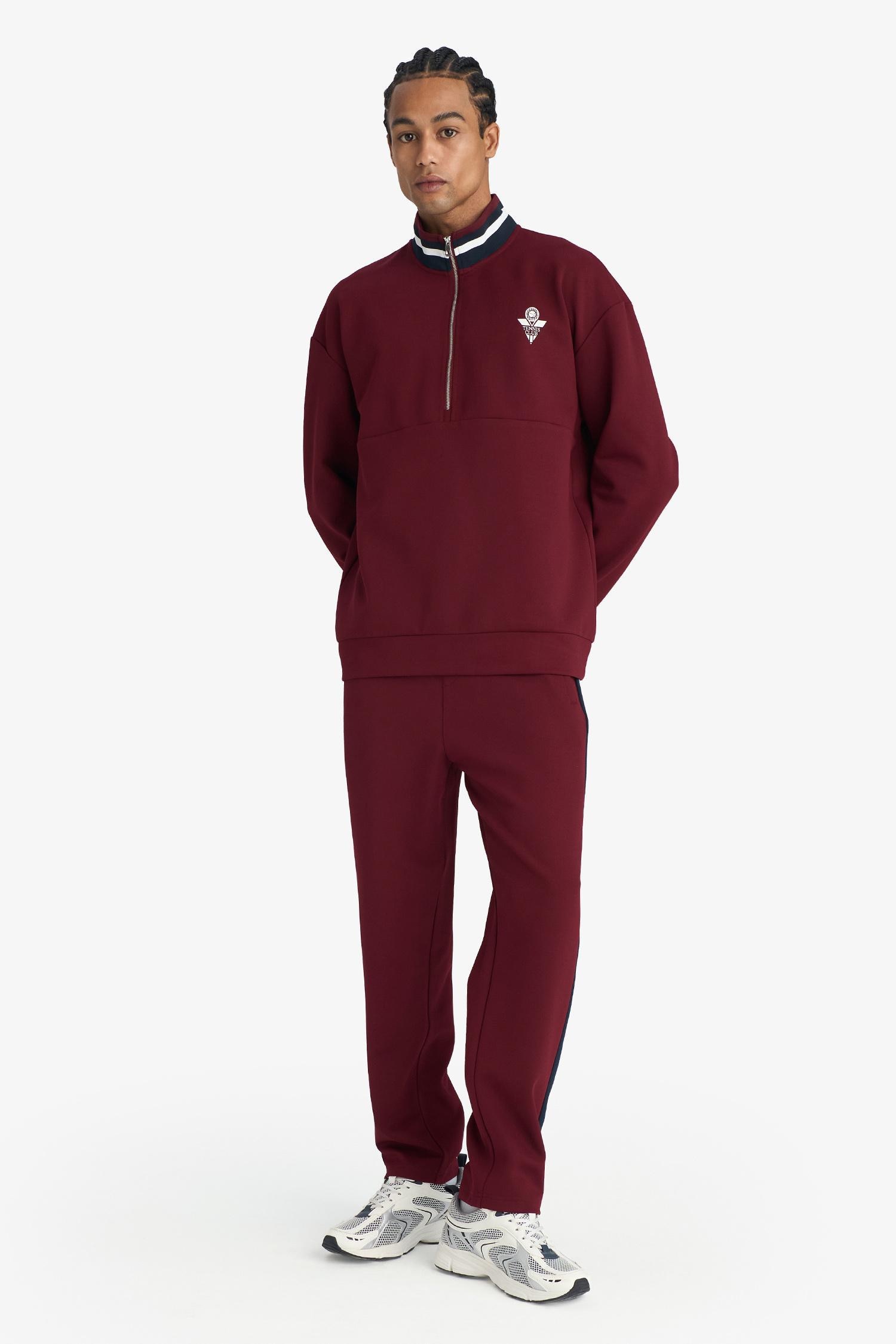 DeFacto Pamuklu Boxy Fıt Dik Yaka Sporcu Sweatshirt görsel 4