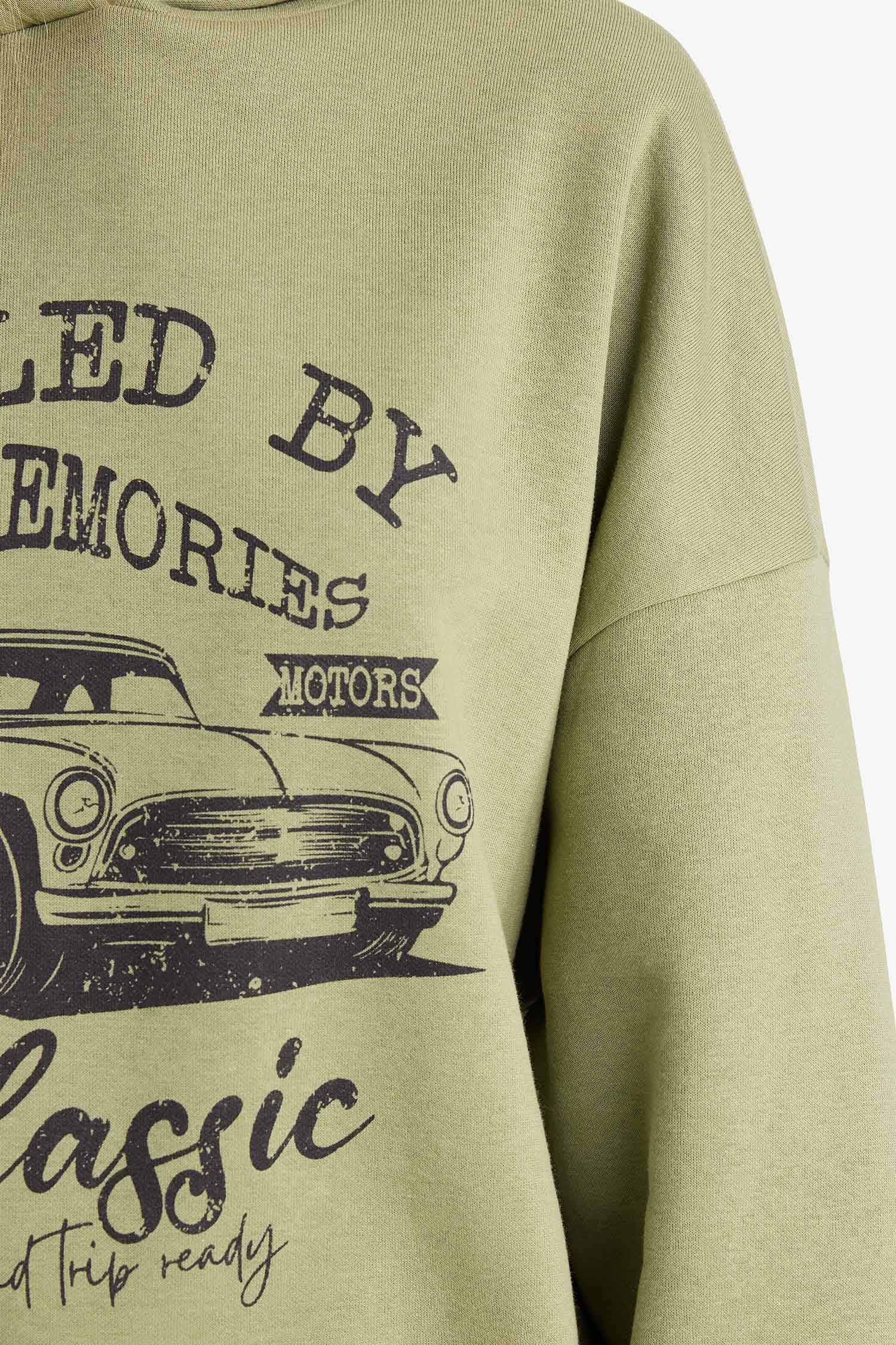 Sweat à capuche imprimé Coupe oversize