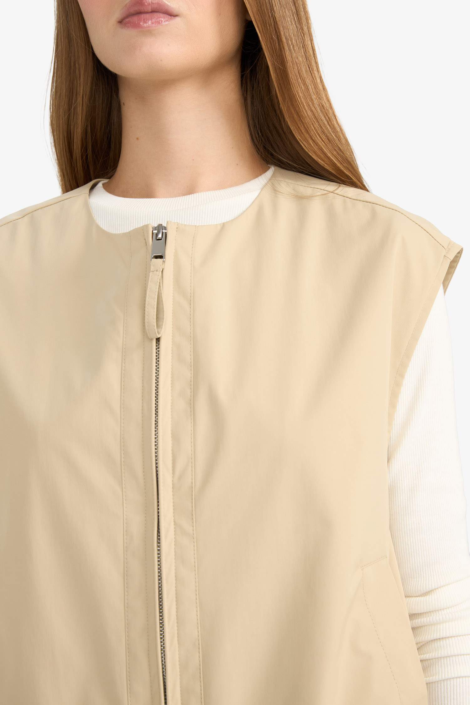 Regular Fit Twill Vest