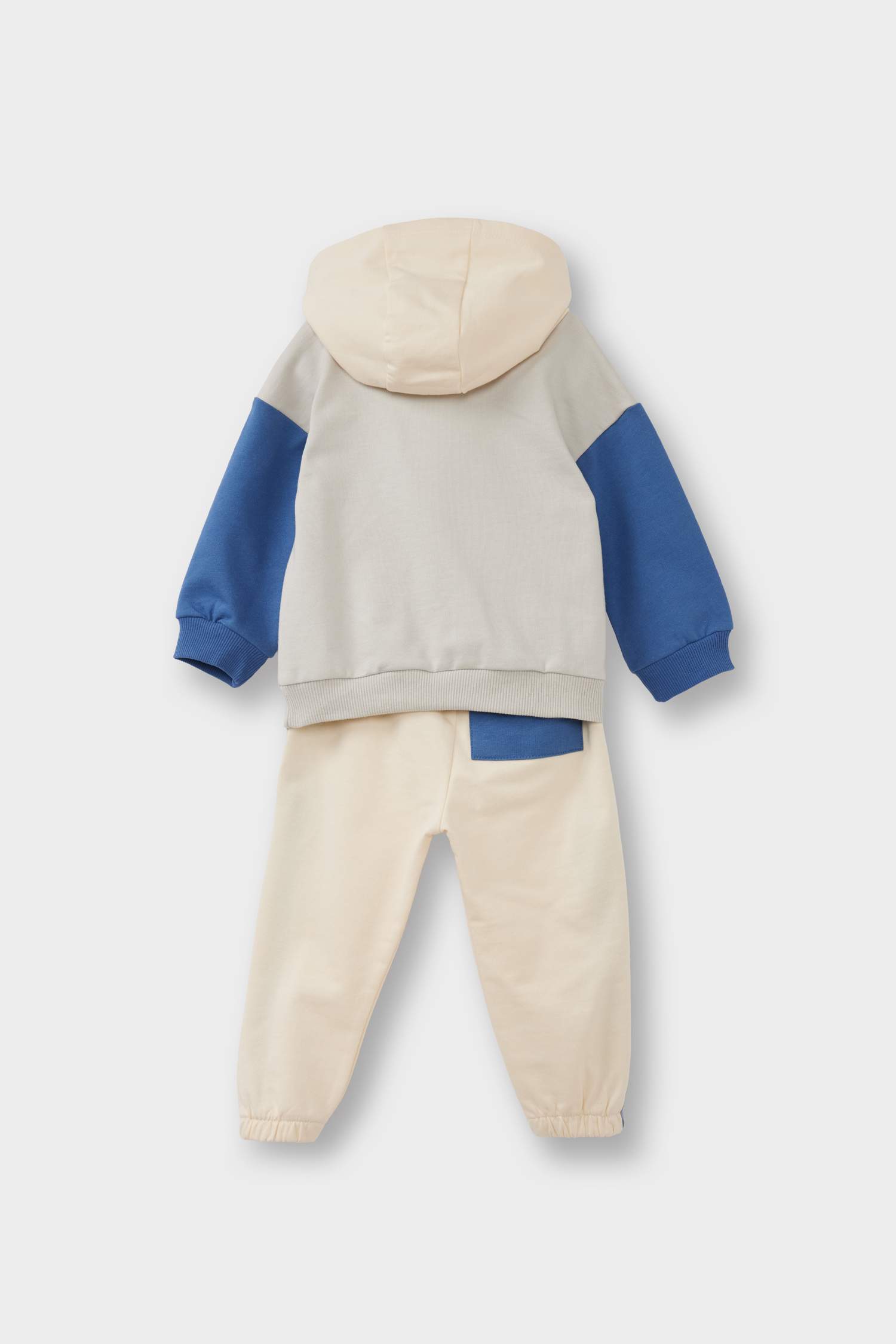 Erkek Bebek 2'li Takım Kapüşonlu Sweatshirt Eşofman Altı