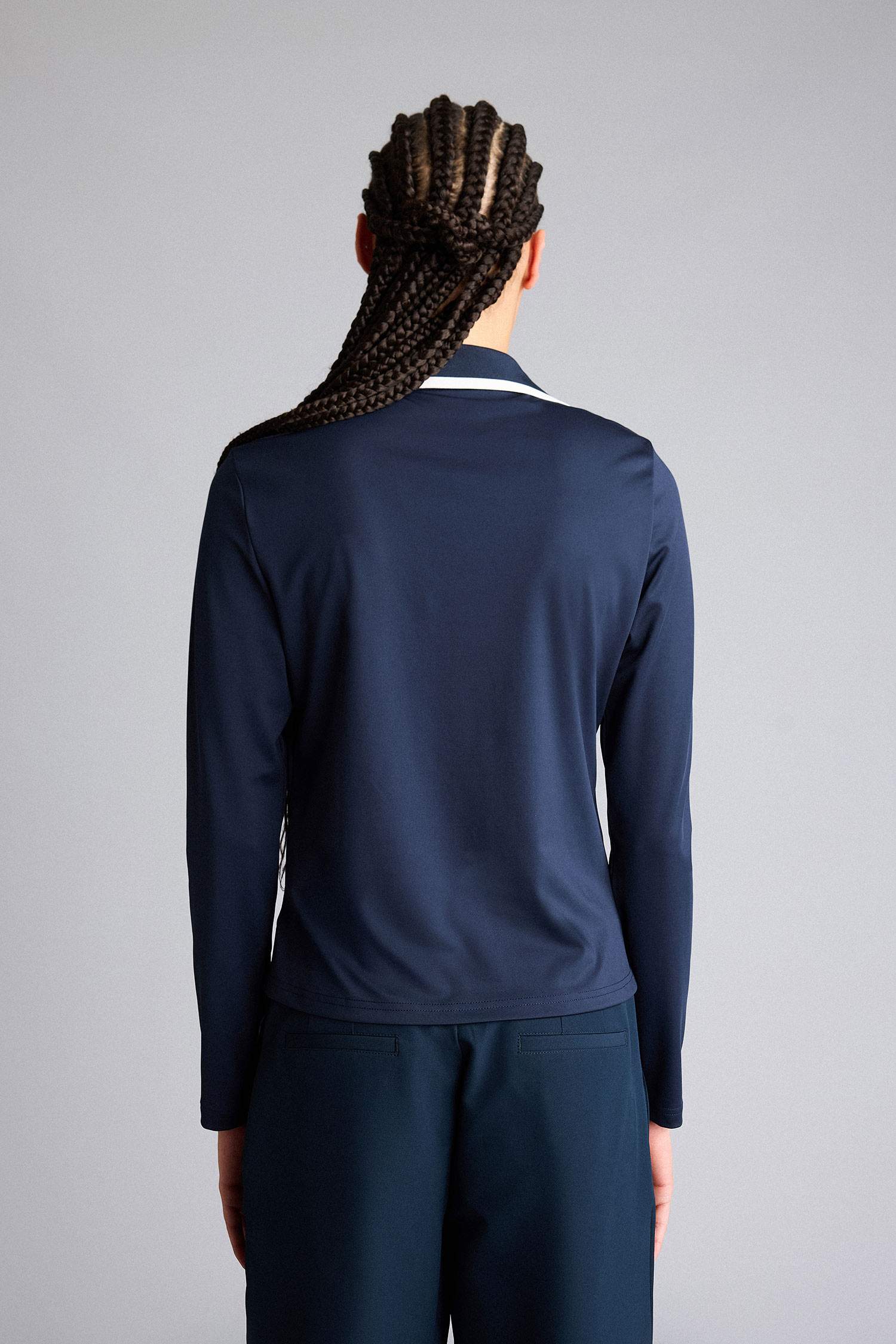 Woman Long Sleeve Polo T-Shirt