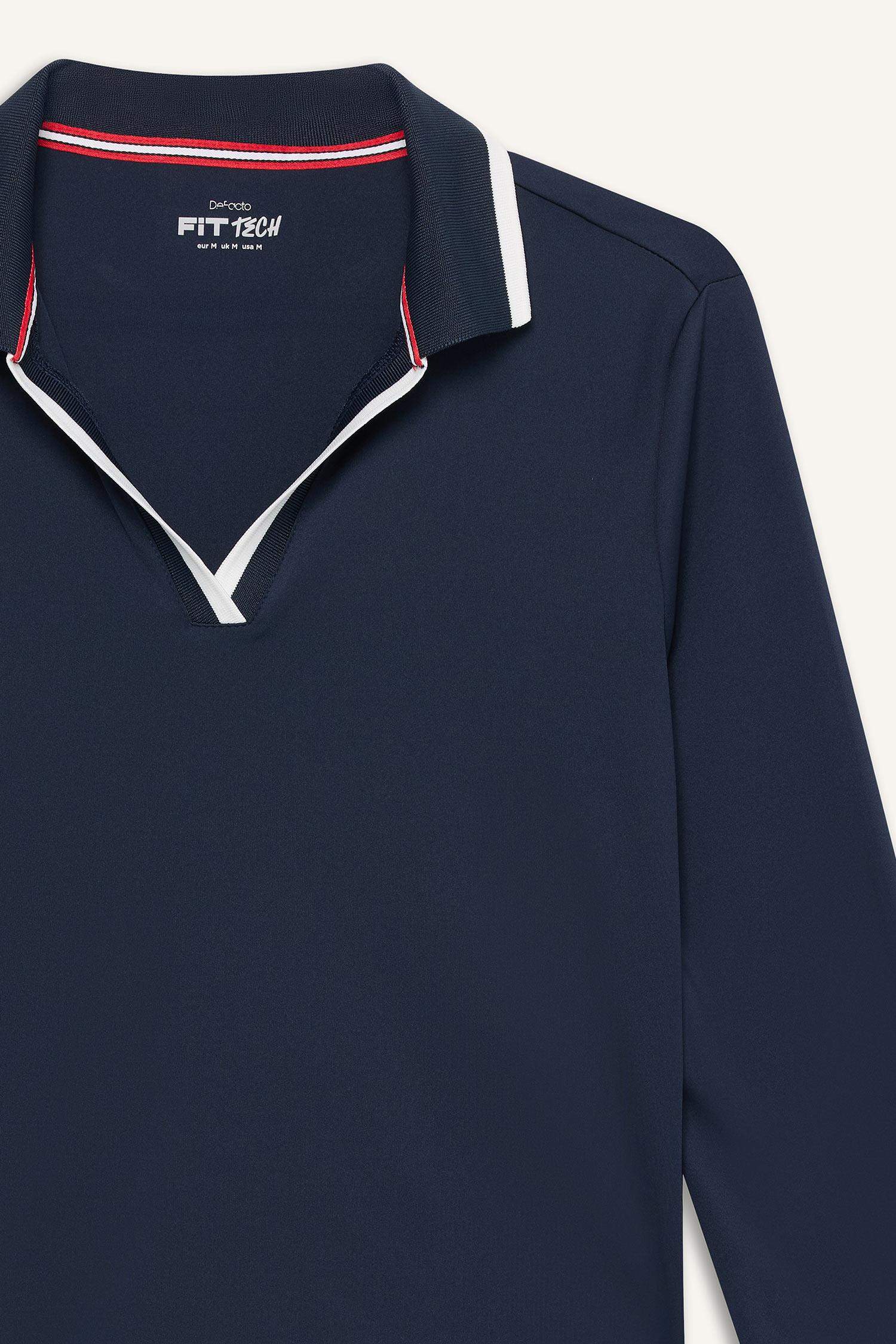 Woman Long Sleeve Polo T-Shirt