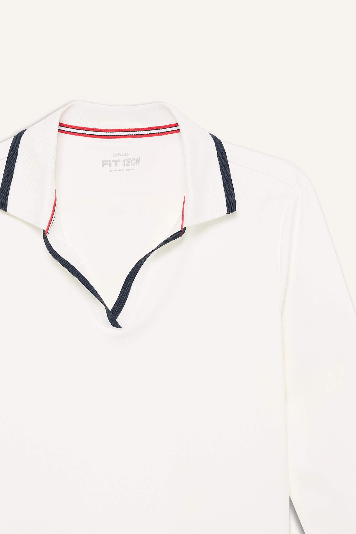 Woman Long Sleeve Polo T-Shirt