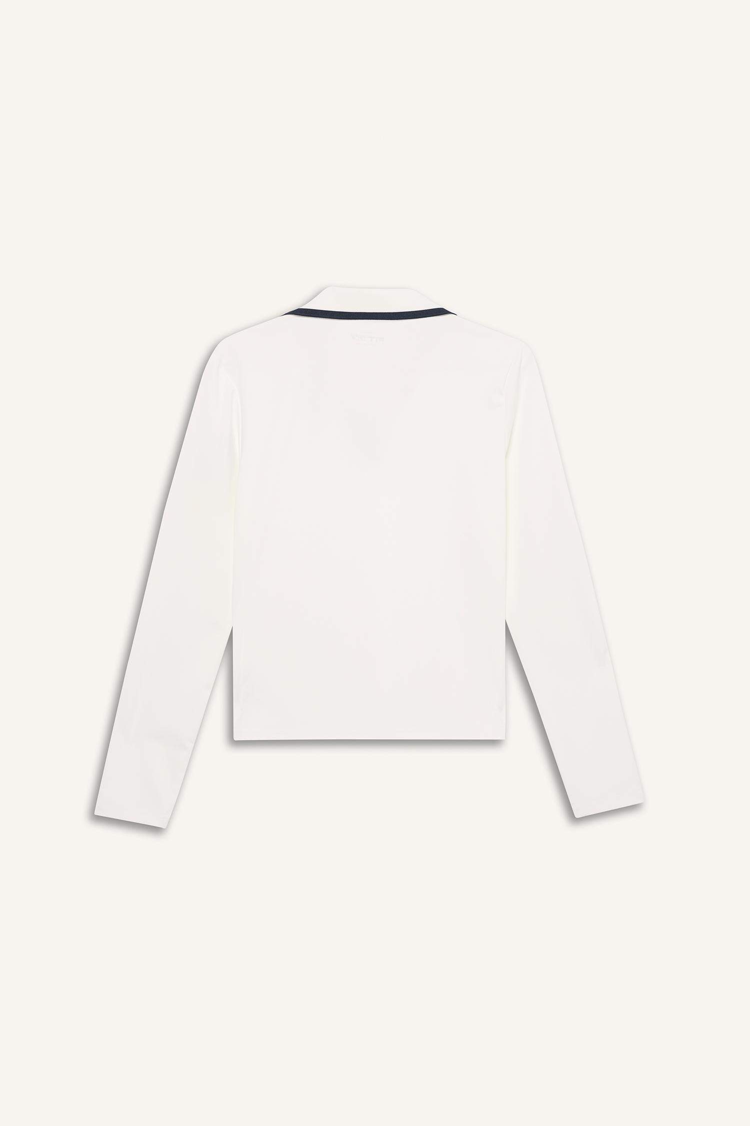 Woman Long Sleeve Polo T-Shirt