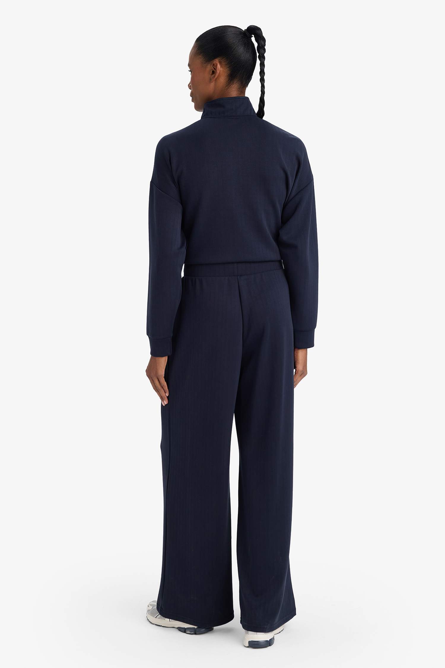 بنطرون بجامة رياضي وايد ليج برجل واسع