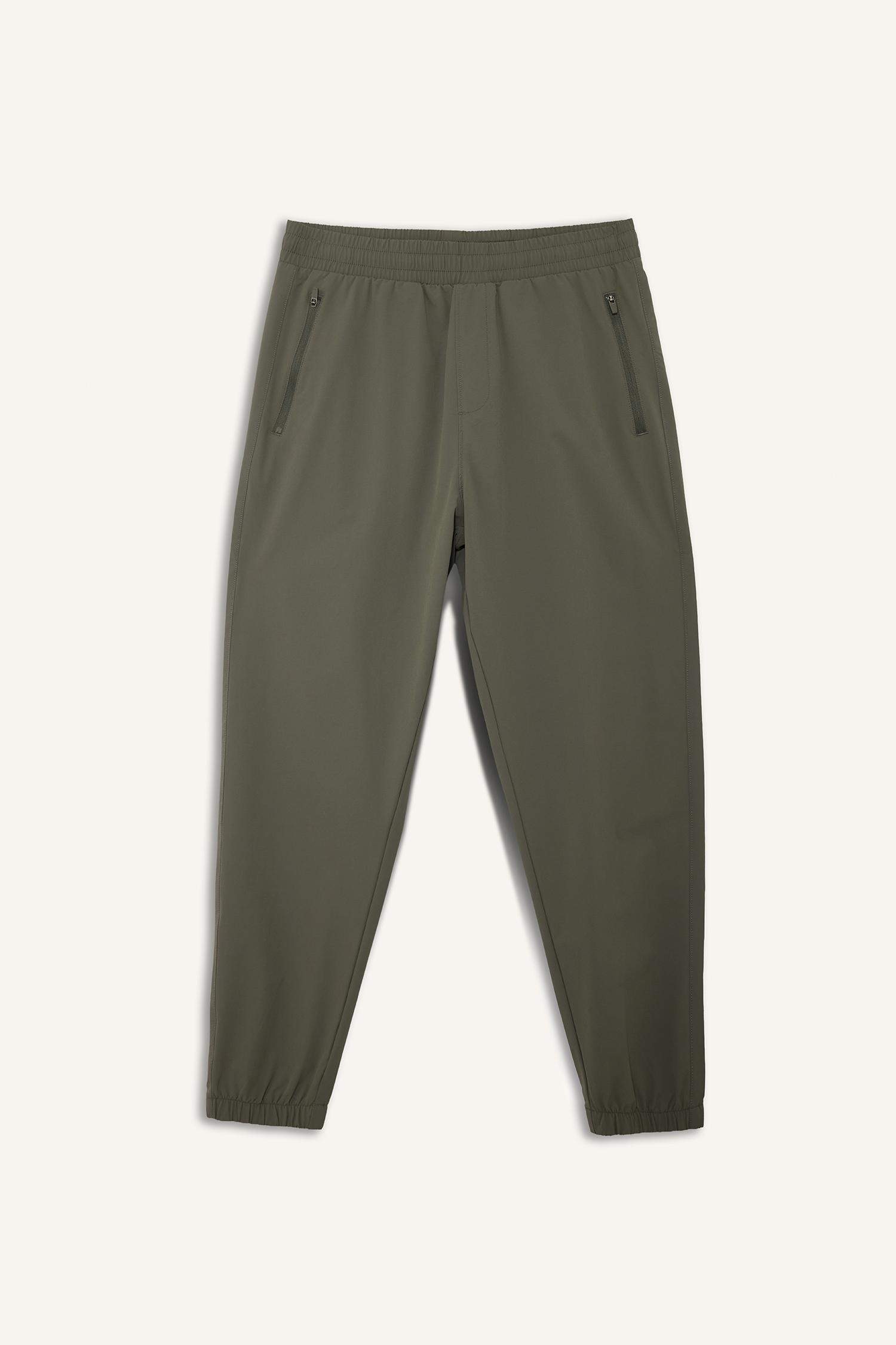 سروال رياضي منسوج سليم فيت