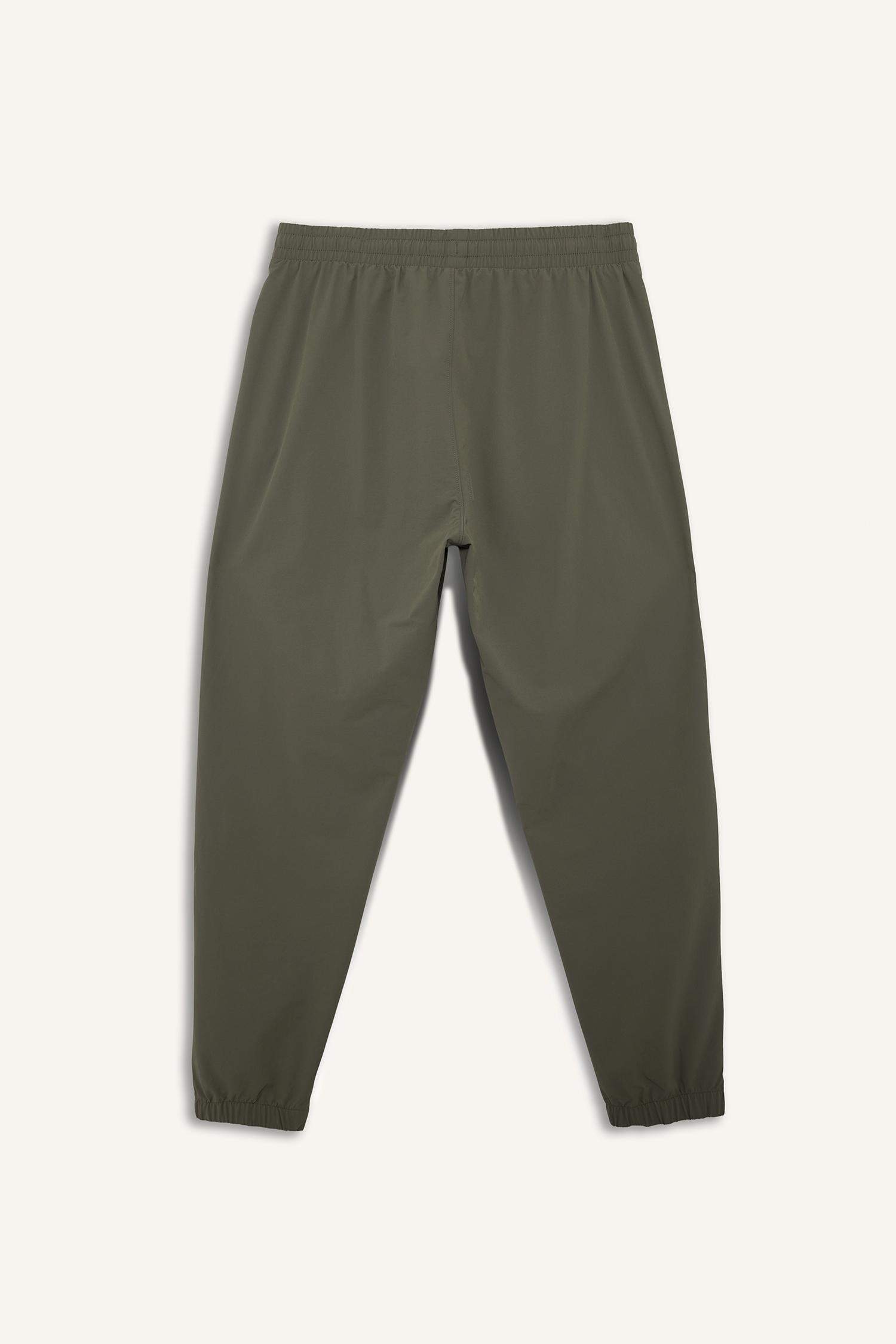 سروال رياضي منسوج سليم فيت