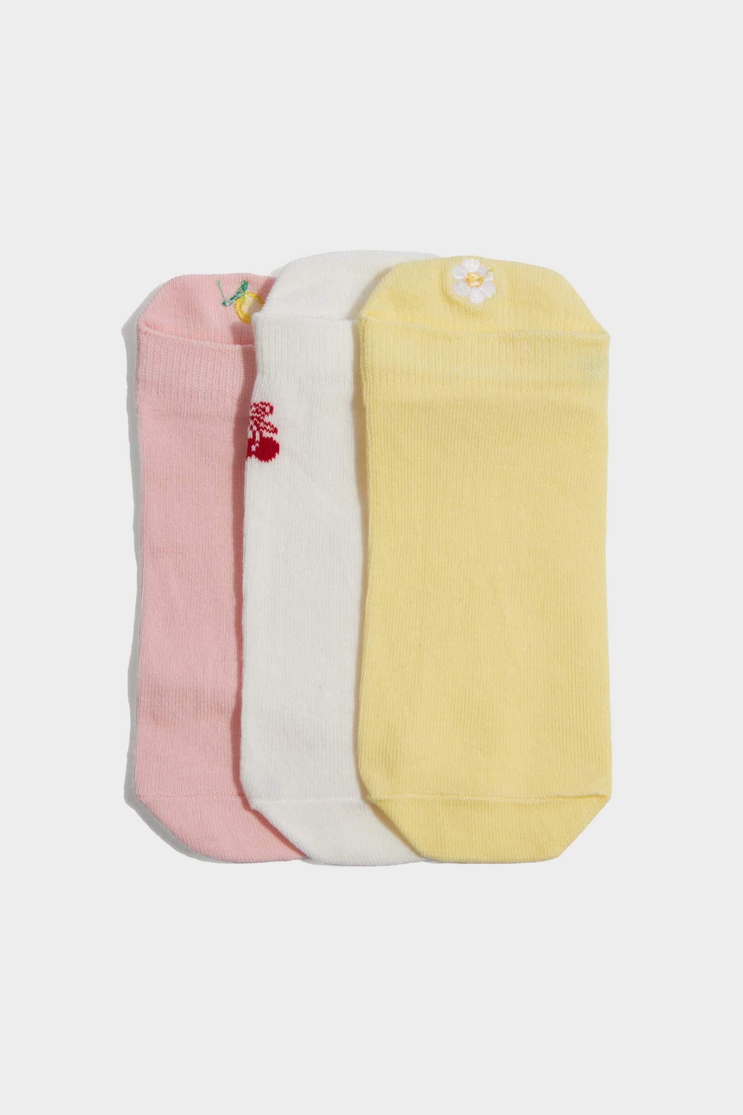 Girl Striped 3 piece Short Socks