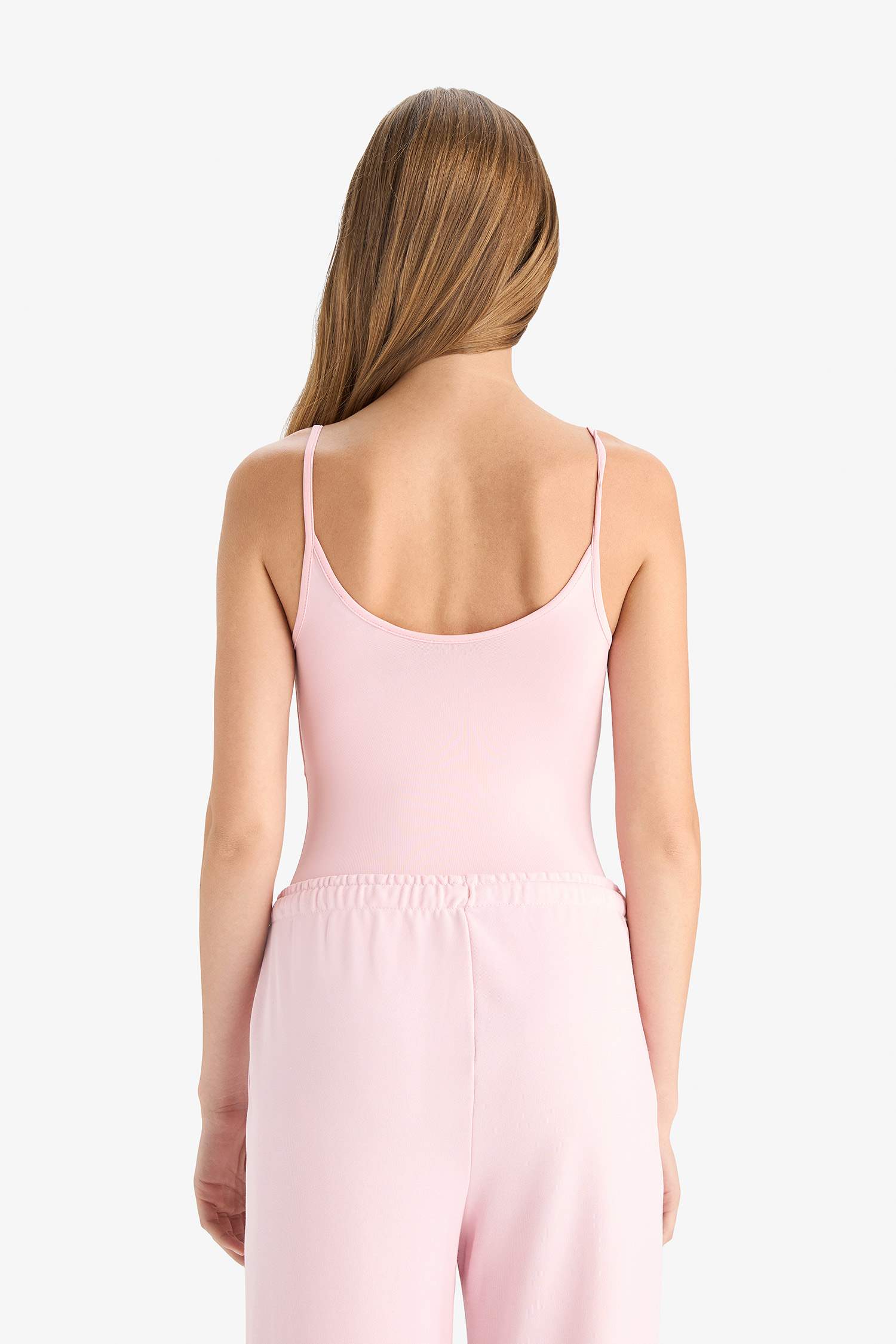 İnce Askılı Basic Düz Çıtçıtlı Body