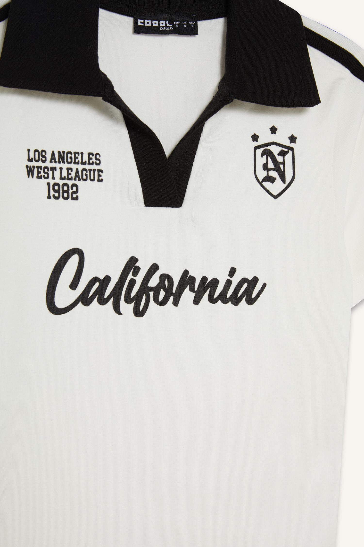 تيشيرت نص ردن سليم فيت مخصر