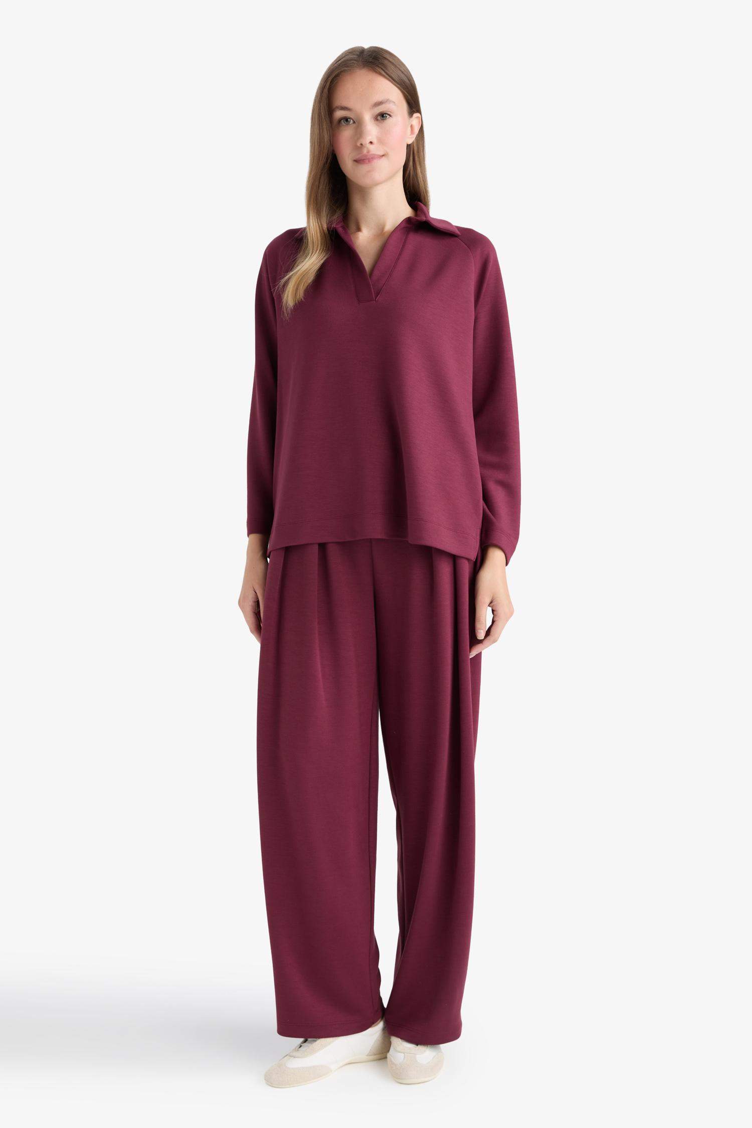 Barrel Fit Straight Leg Pants