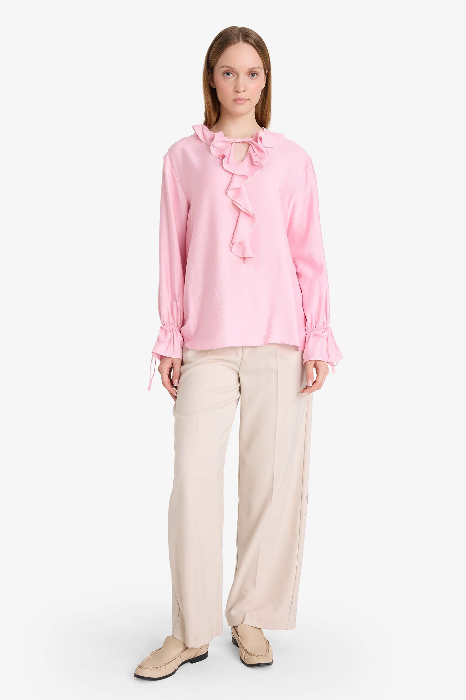 Regular Fit Long Sleeve Tunic