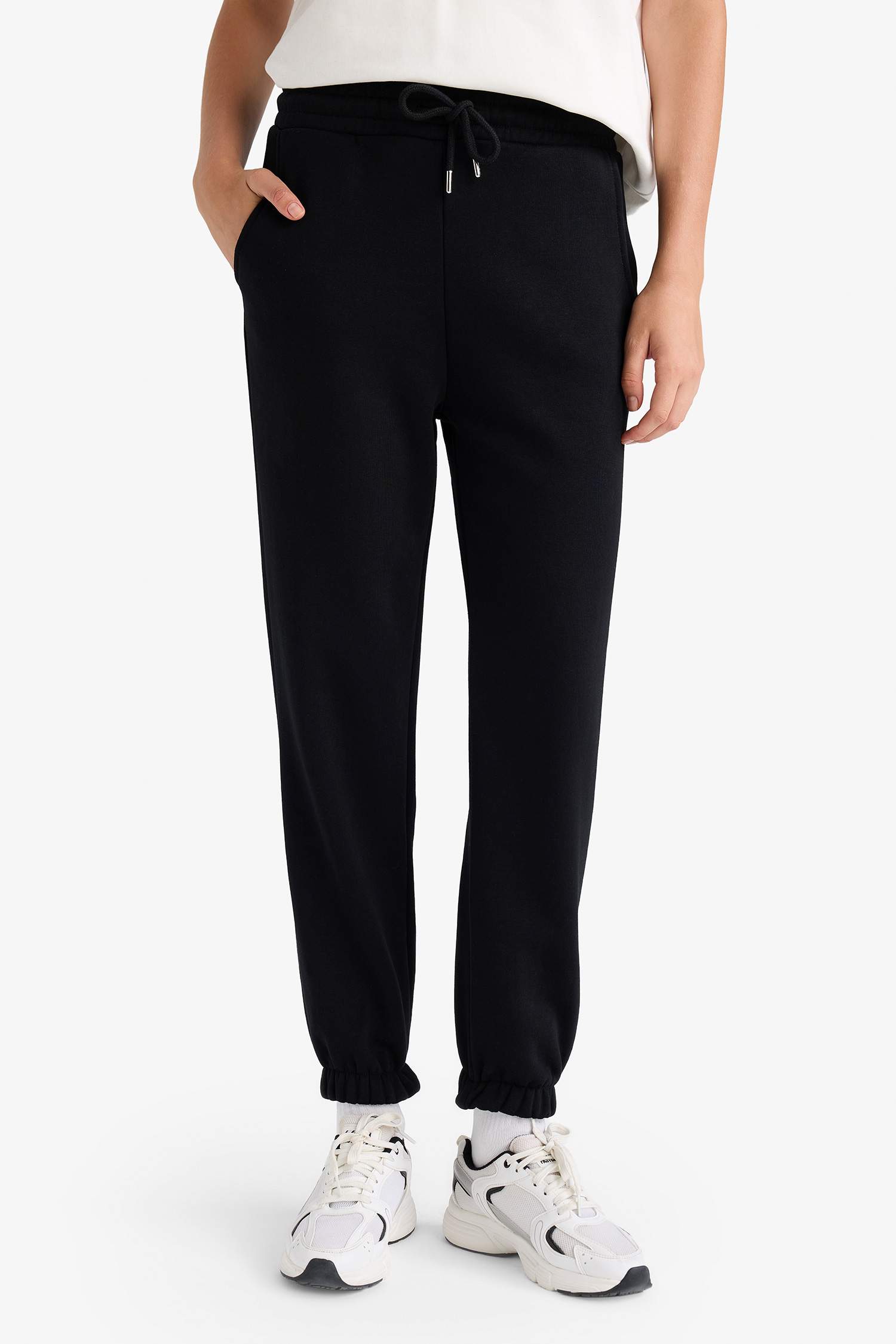 بنطرون بجامة رياضي جوجر سادة ثقيل