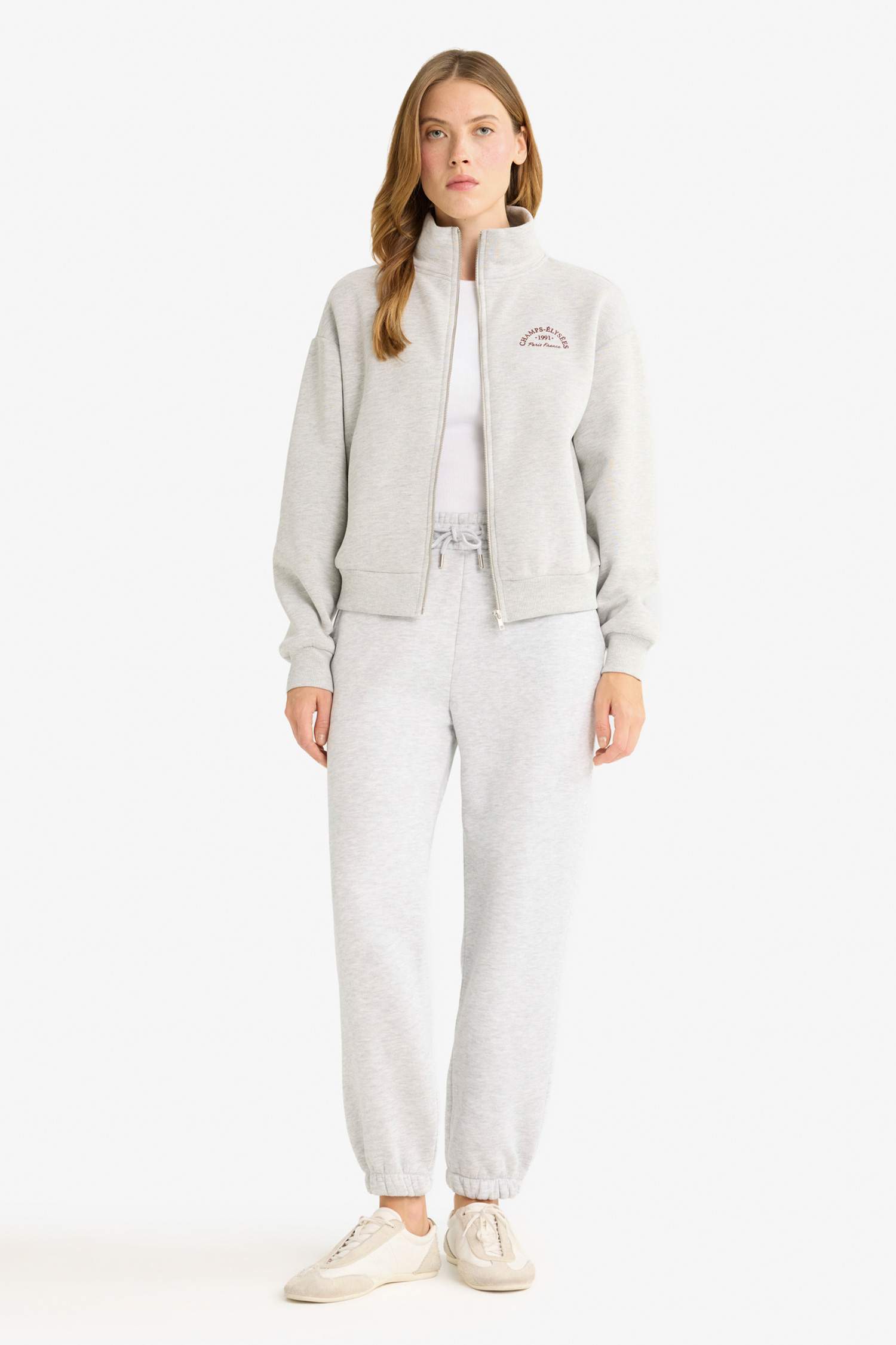 Jogger Fit Basic Thick Fabric Sweatpants