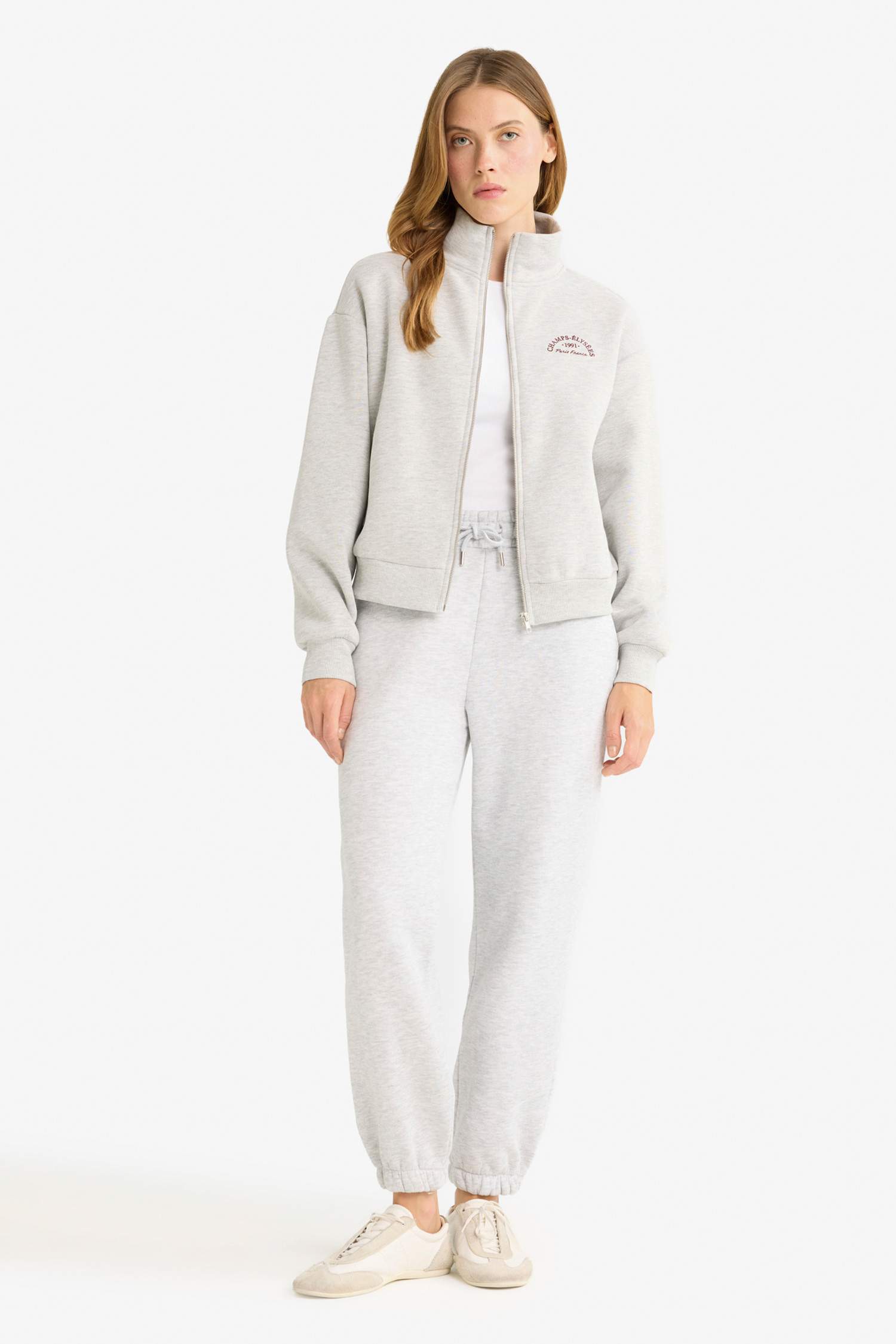 Jogger Fit Basic Thick Fabric Sweatpants