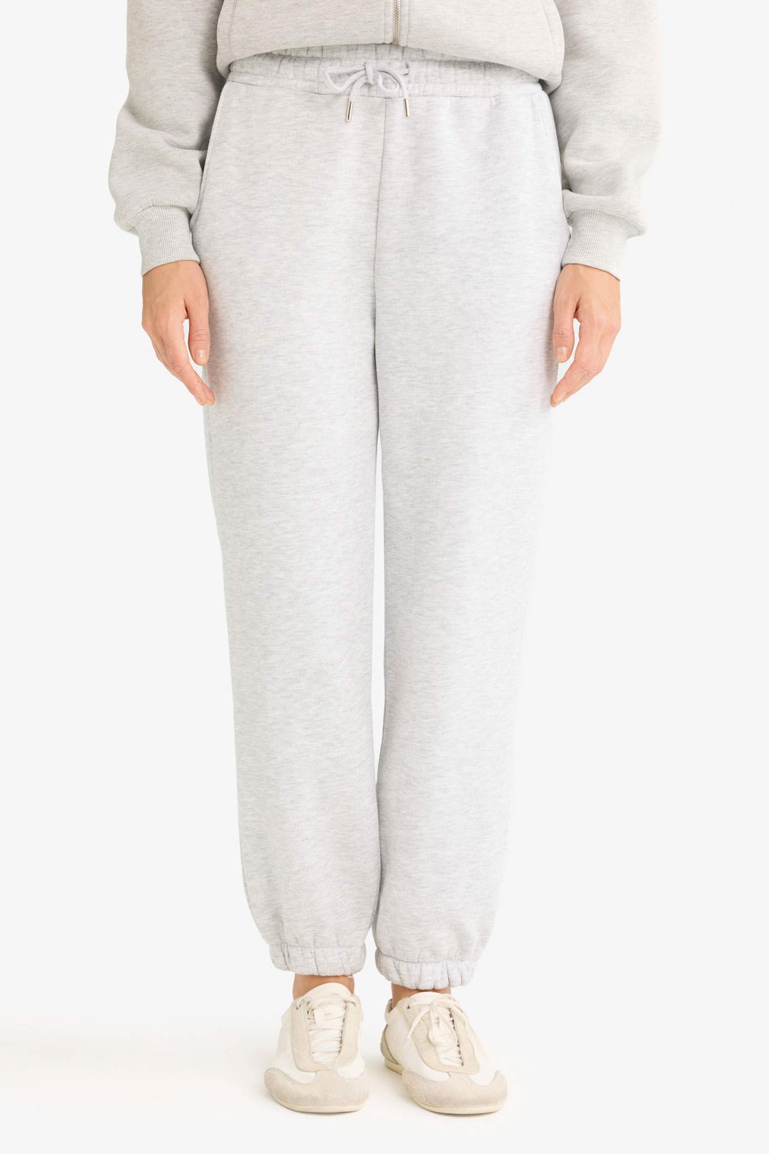 Jogger Fit Basic Thick Fabric Sweatpants